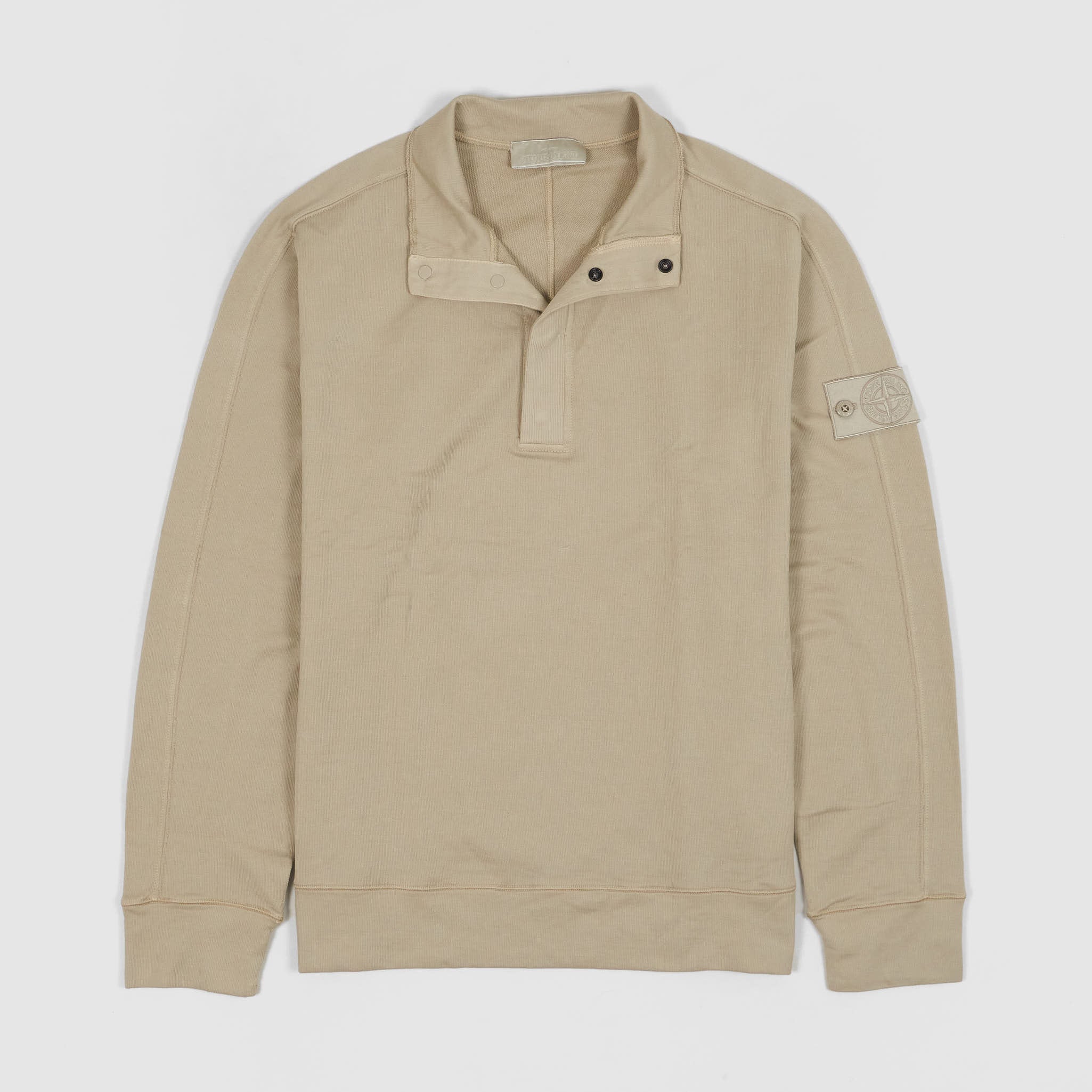 Stone Island Ghost Piece Knitted Lightweight Cotton Pullover