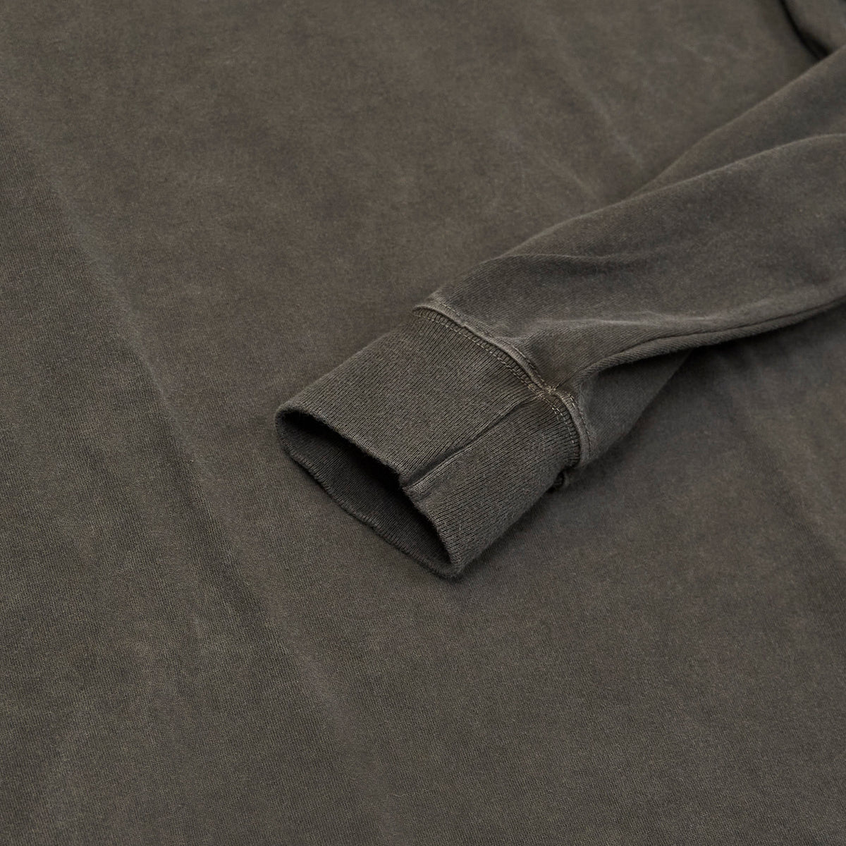 Neighborhood Front Stitch Long Sleeve Crew- Neck T-Shirt