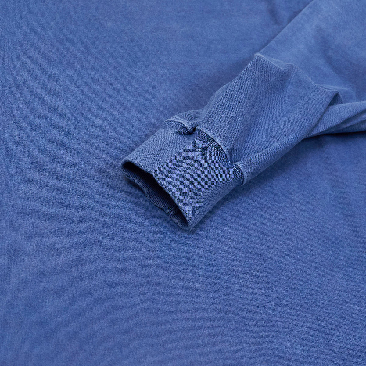 Neighborhood Front Stitch Long Sleeve Crew- Neck T-Shirt