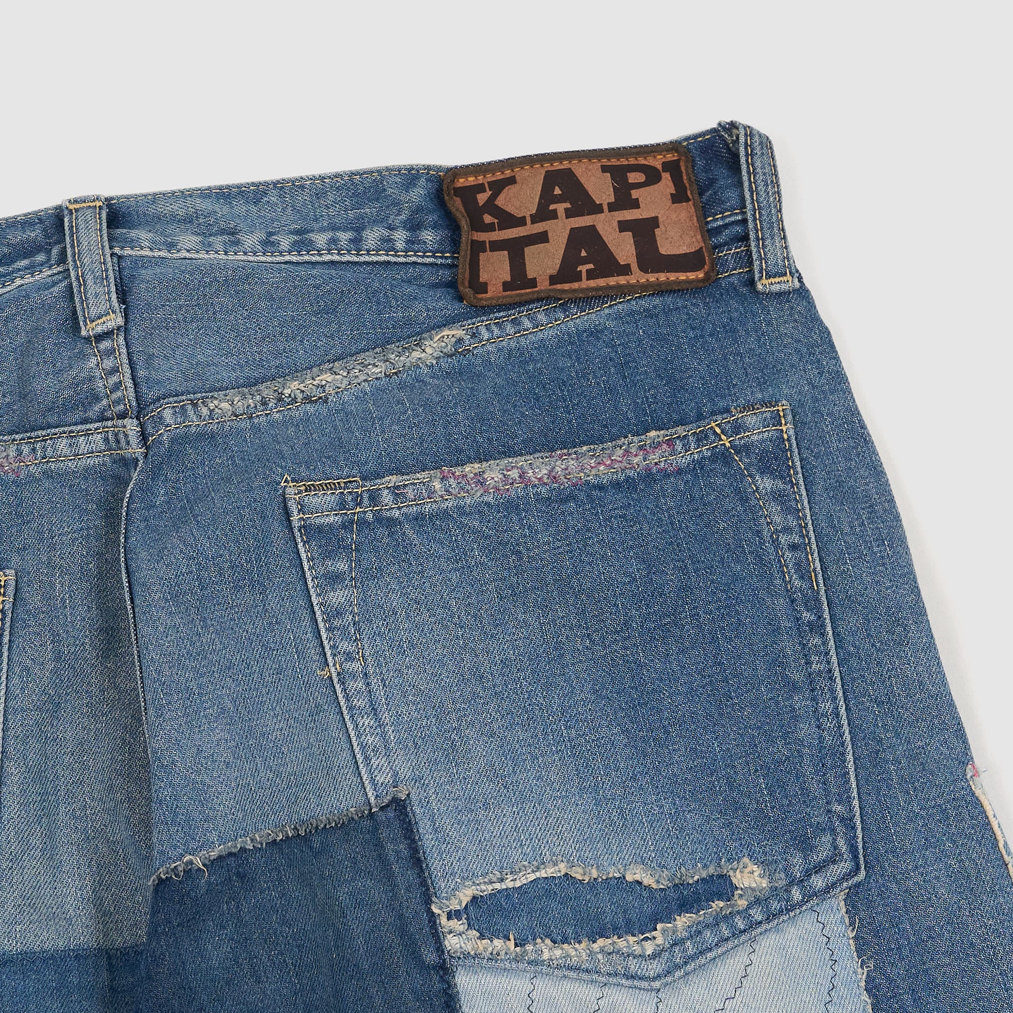 kapital patchwork denim