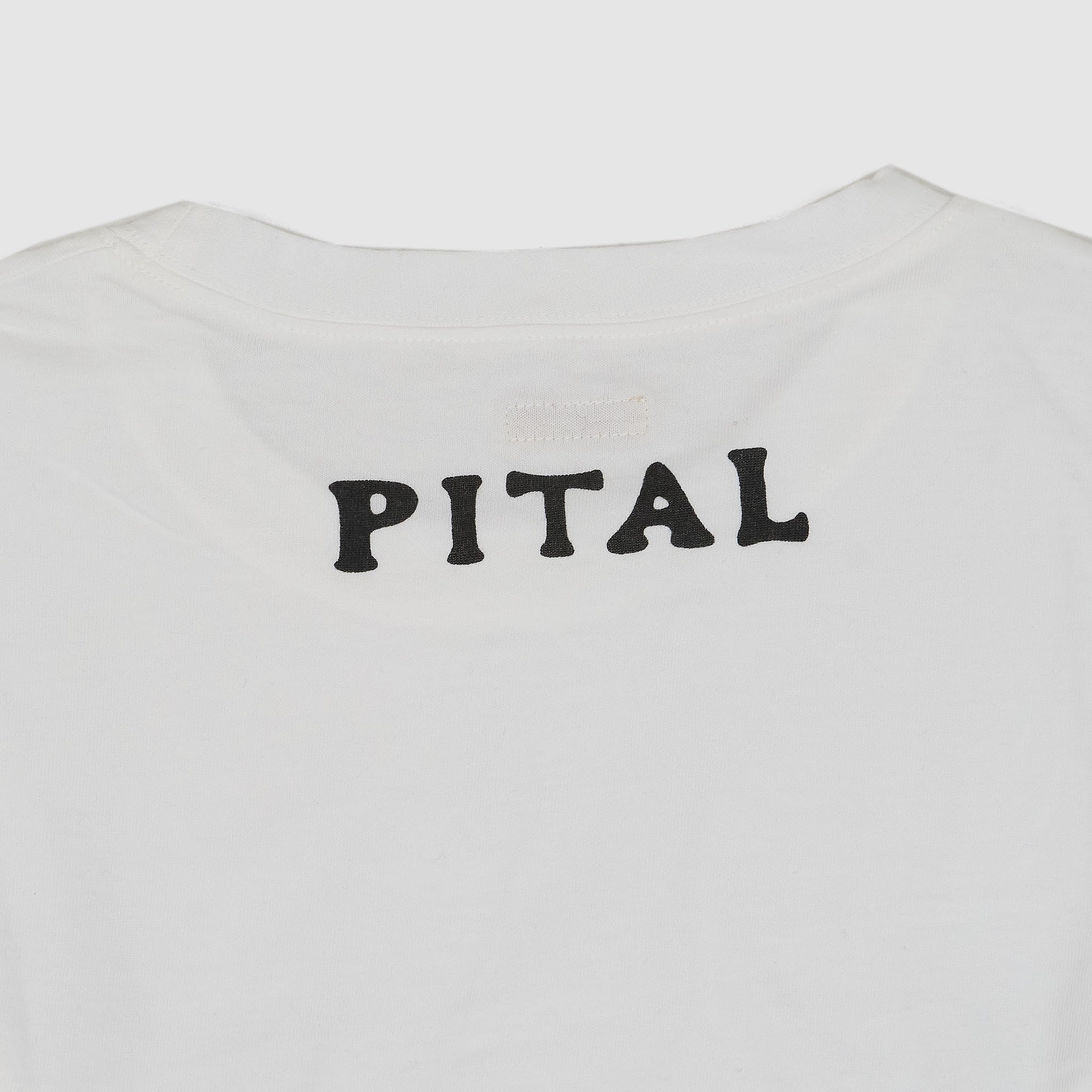 Kapital Long Sleeve Capital Patch Crewe Neck T-Shirt - DeeCee style