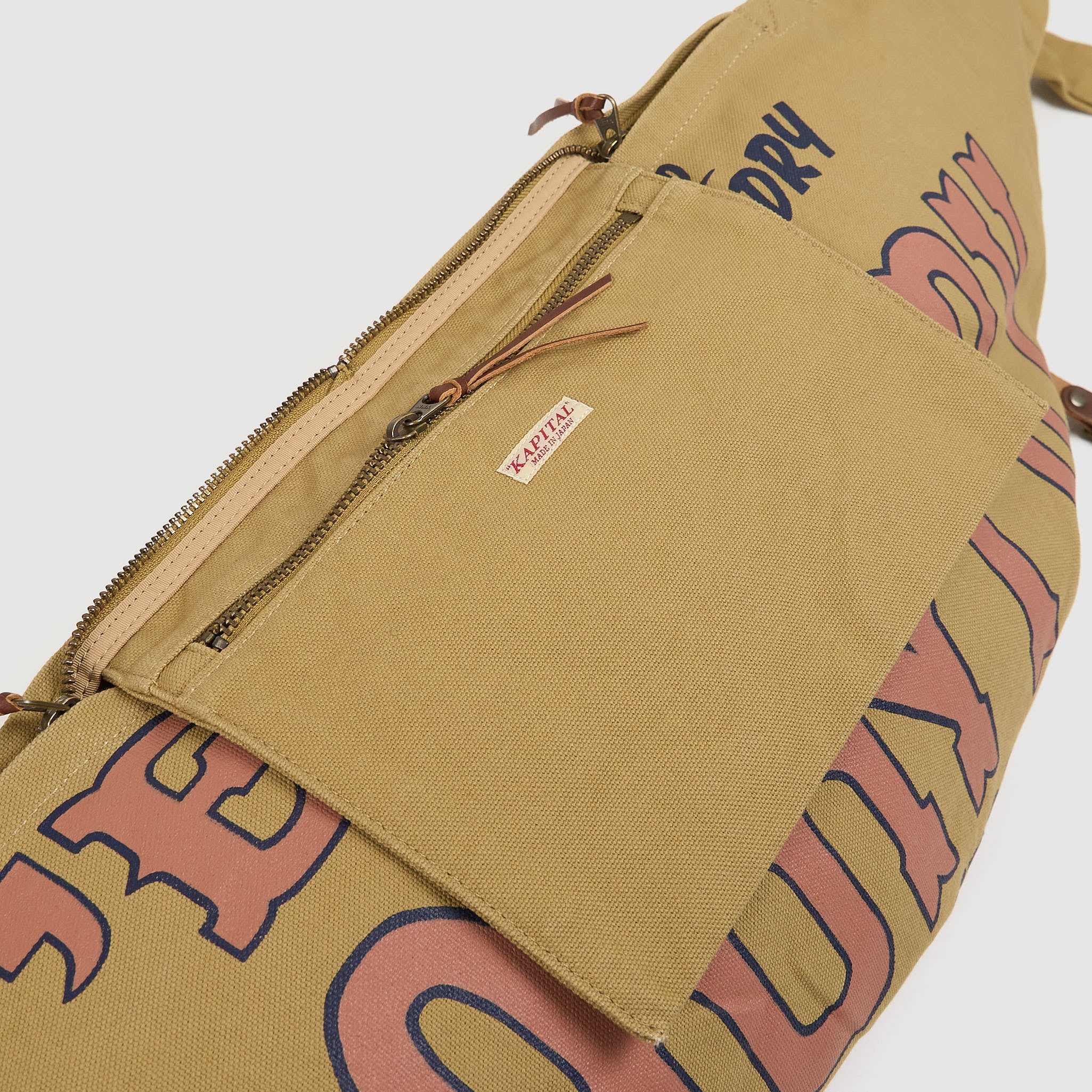 Kapital Kountry Canvas Leather Daily Waist Crossbag - DeeCee style