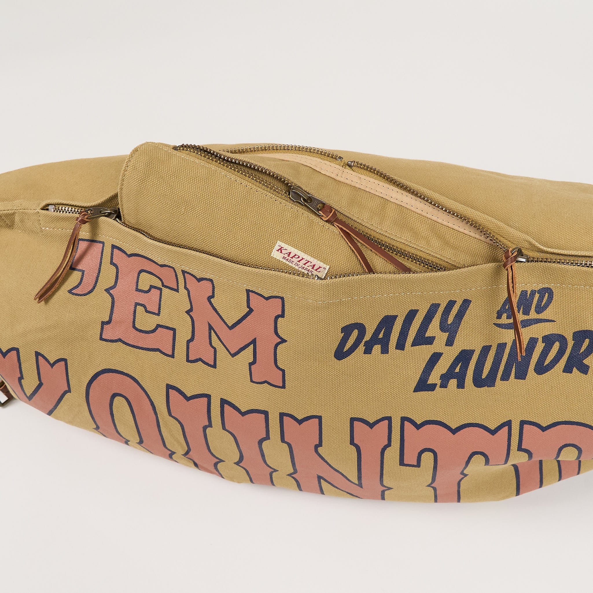 kapital カバン Kapital Kountry Canvas Leather Daily Waist Crossbag - DeeCee