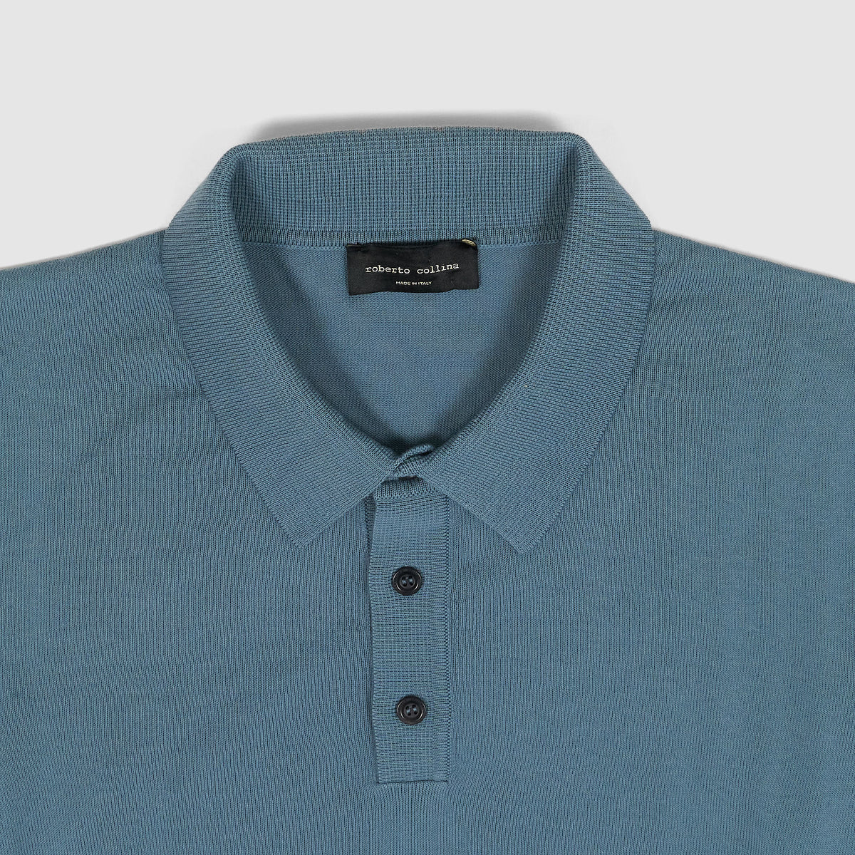 Roberto Collina Short Sleeve Knitted Jersey Polo Shirt