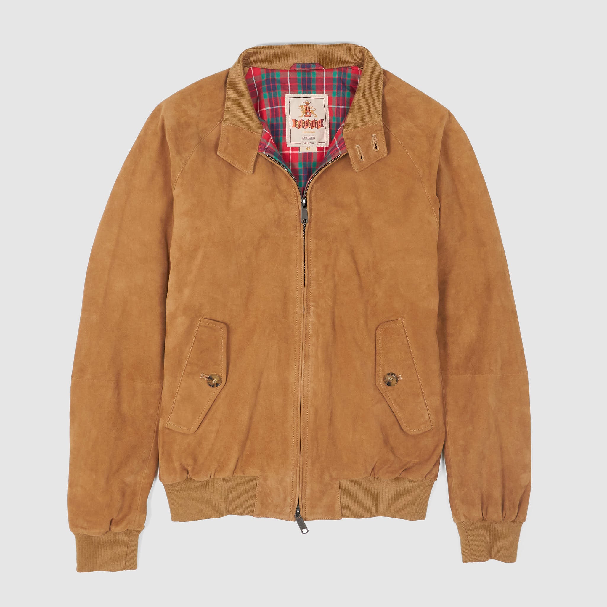 Baracuta G9 Suede Leather Jacket - DeeCee style
