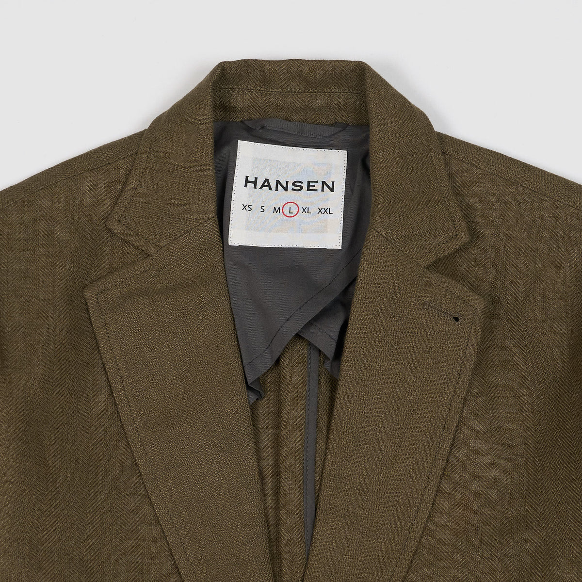 Hansen Classic Two-Button Linen Blazer
