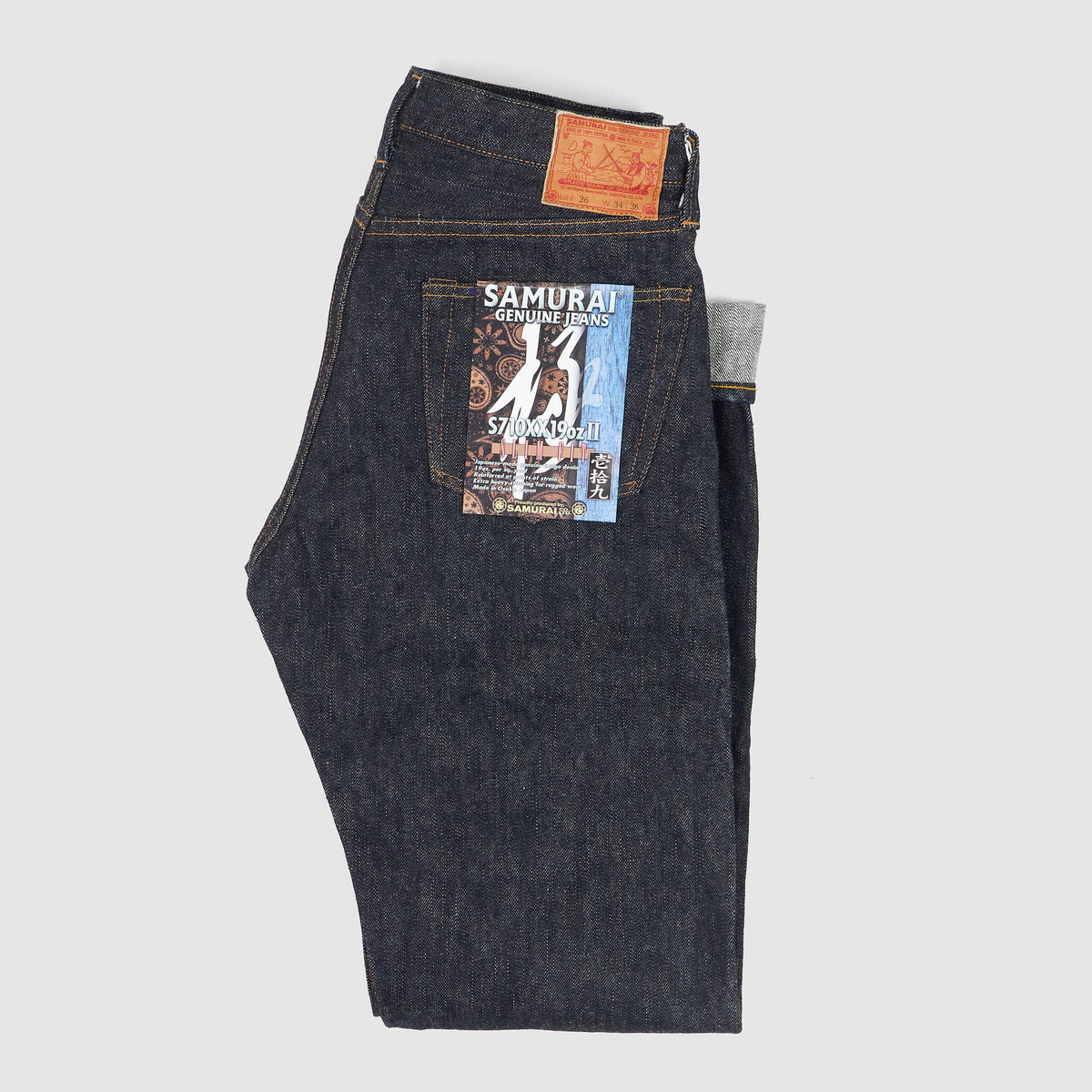 Samurai 5-Pocket 19oz Slim Straight Fit Selvage Jeans