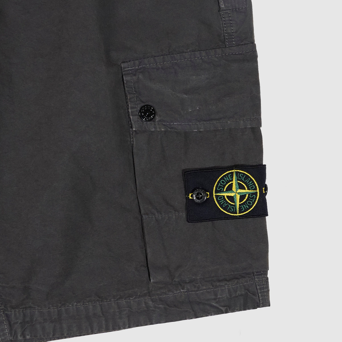 Stone Island Supima Cotton Bermuda Cargo Shorts