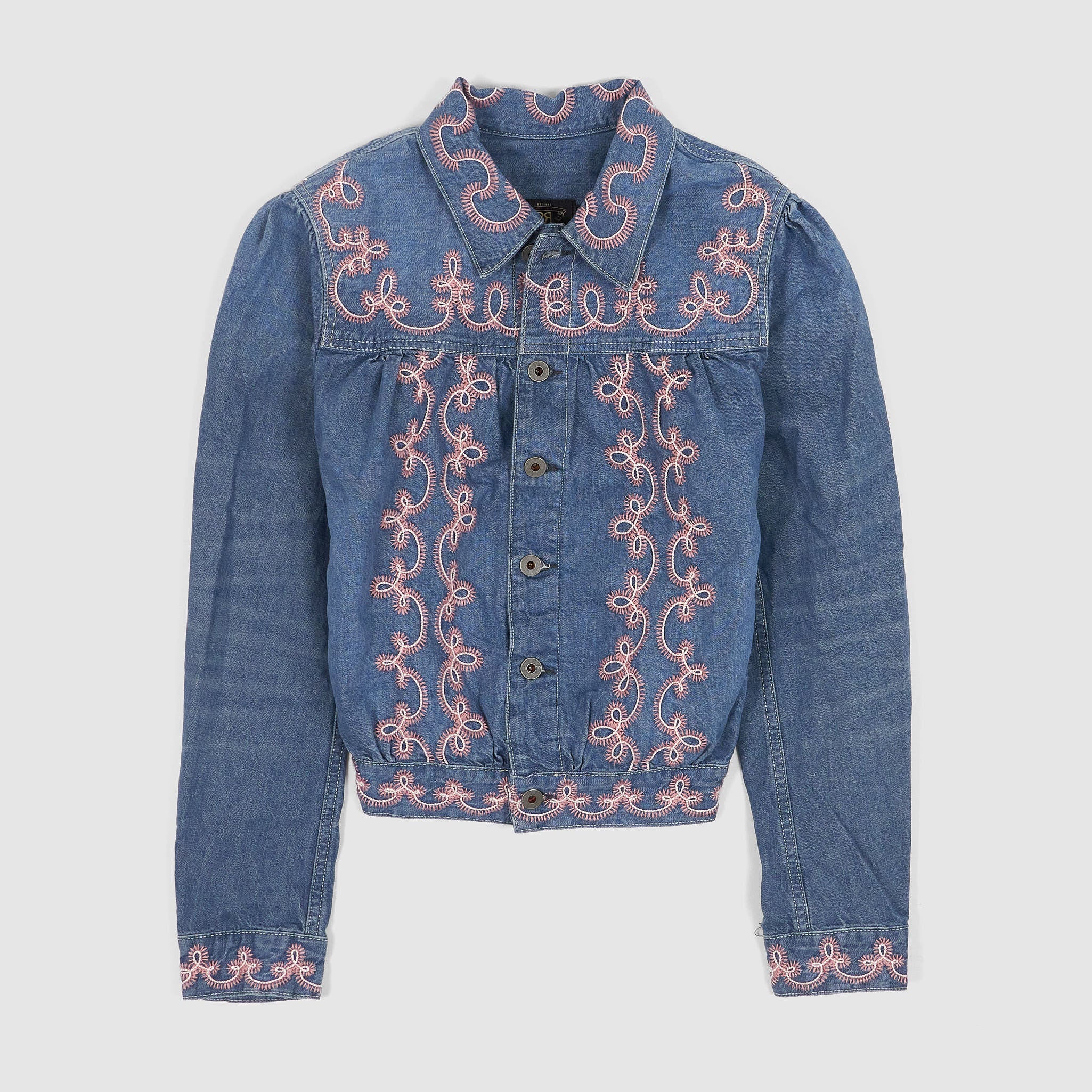 Double RL Ladies Embroidered Denim Jacket DeeCee style