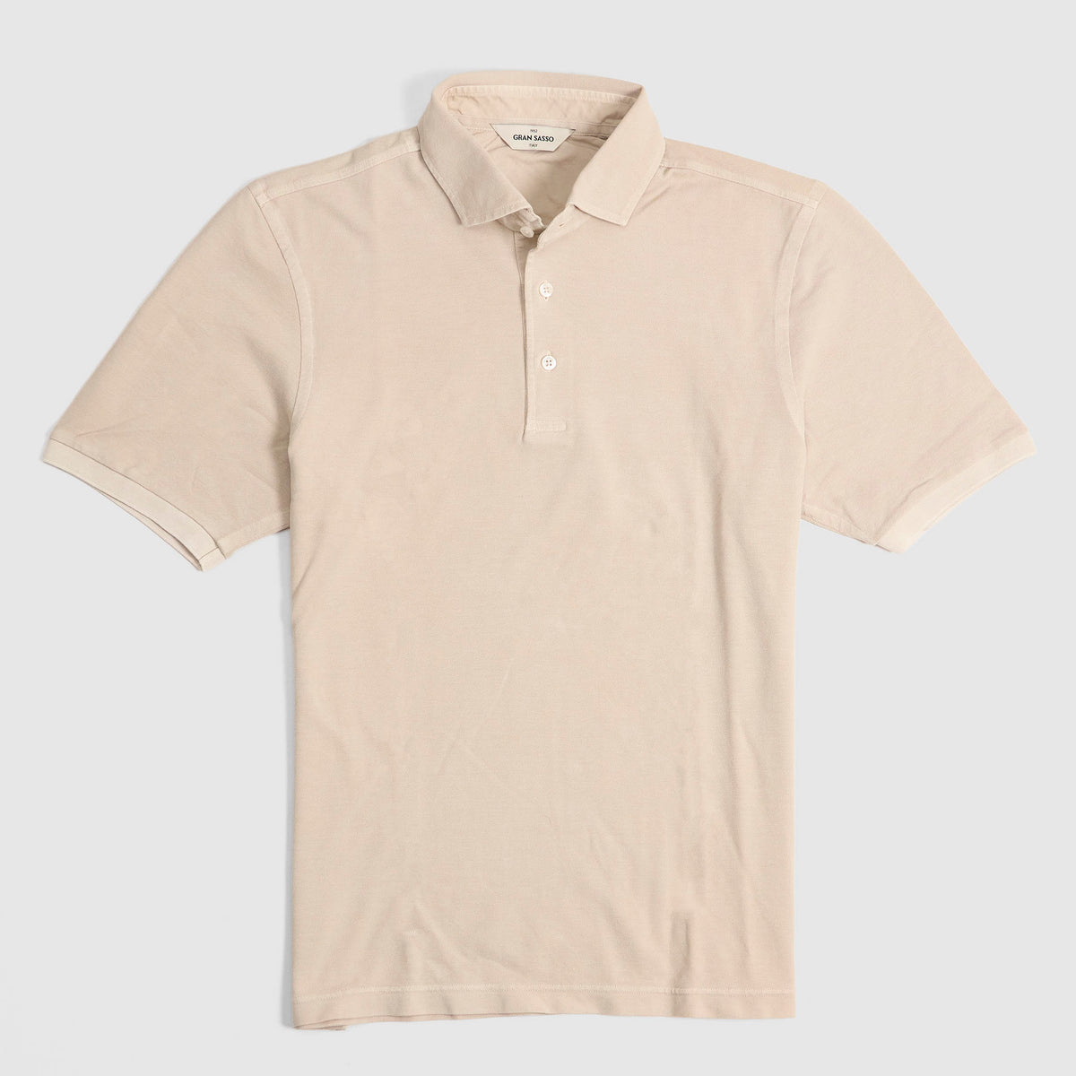 Gran Sasso Short Sleeve Classic Piqué Polo Shirt