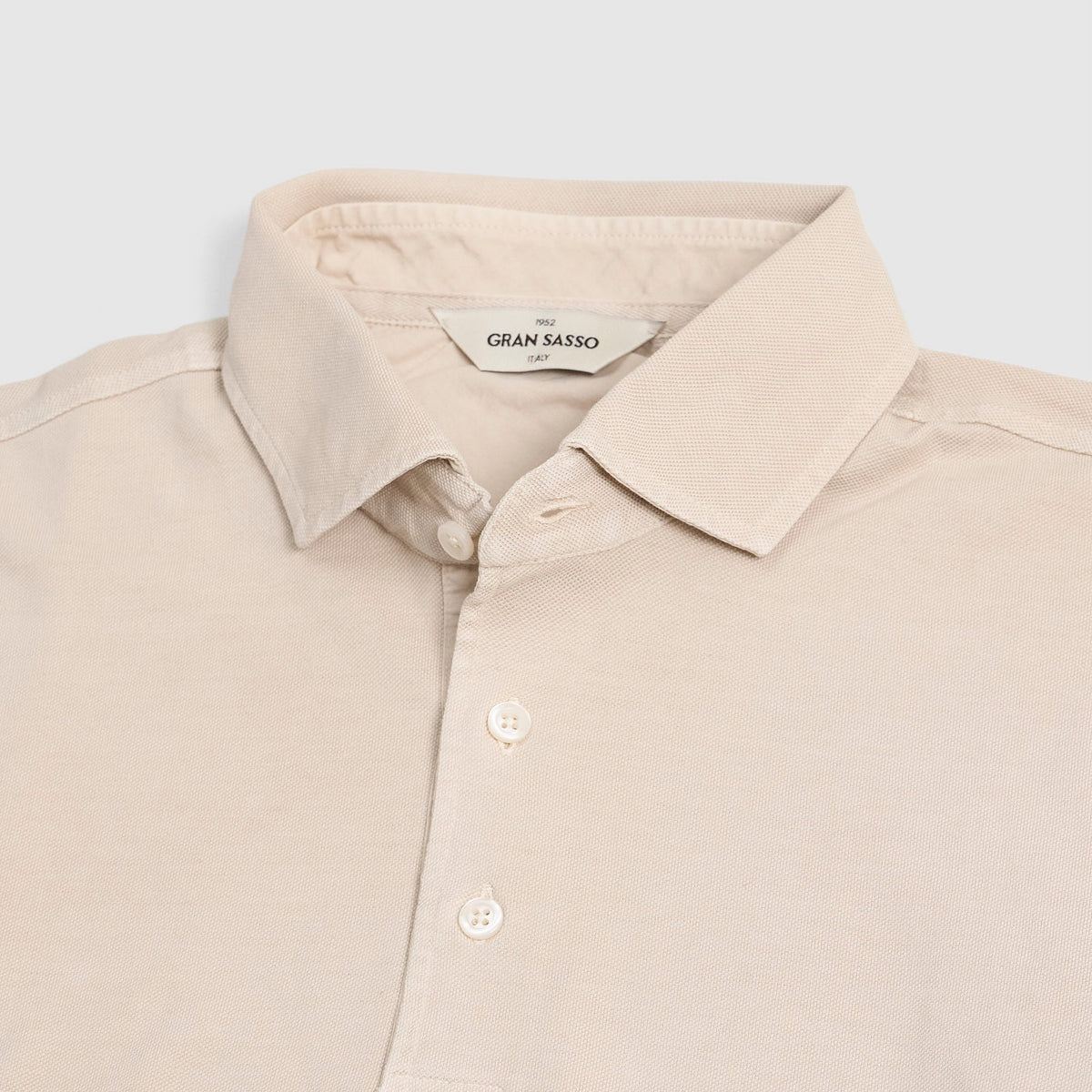 Gran Sasso Short Sleeve Classic Piqué Polo Shirt