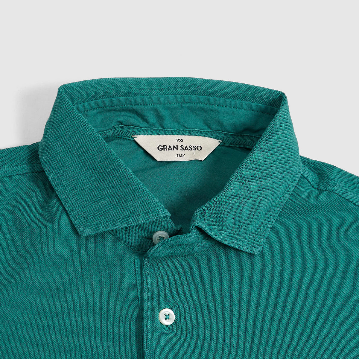 Gran Sasso Short Sleeve Classic Piqué Polo Shirt