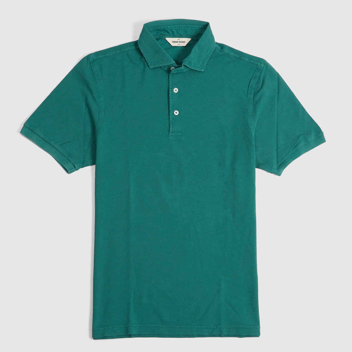 Gran Sasso Short Sleeve Classic Piqué Polo Shirt