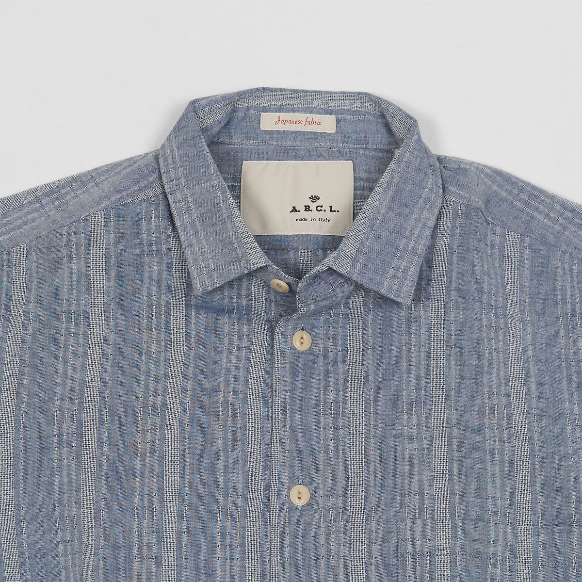 A.B.C.L Long Sleeve Cotton/ Linen Shirt Japanese Fabric