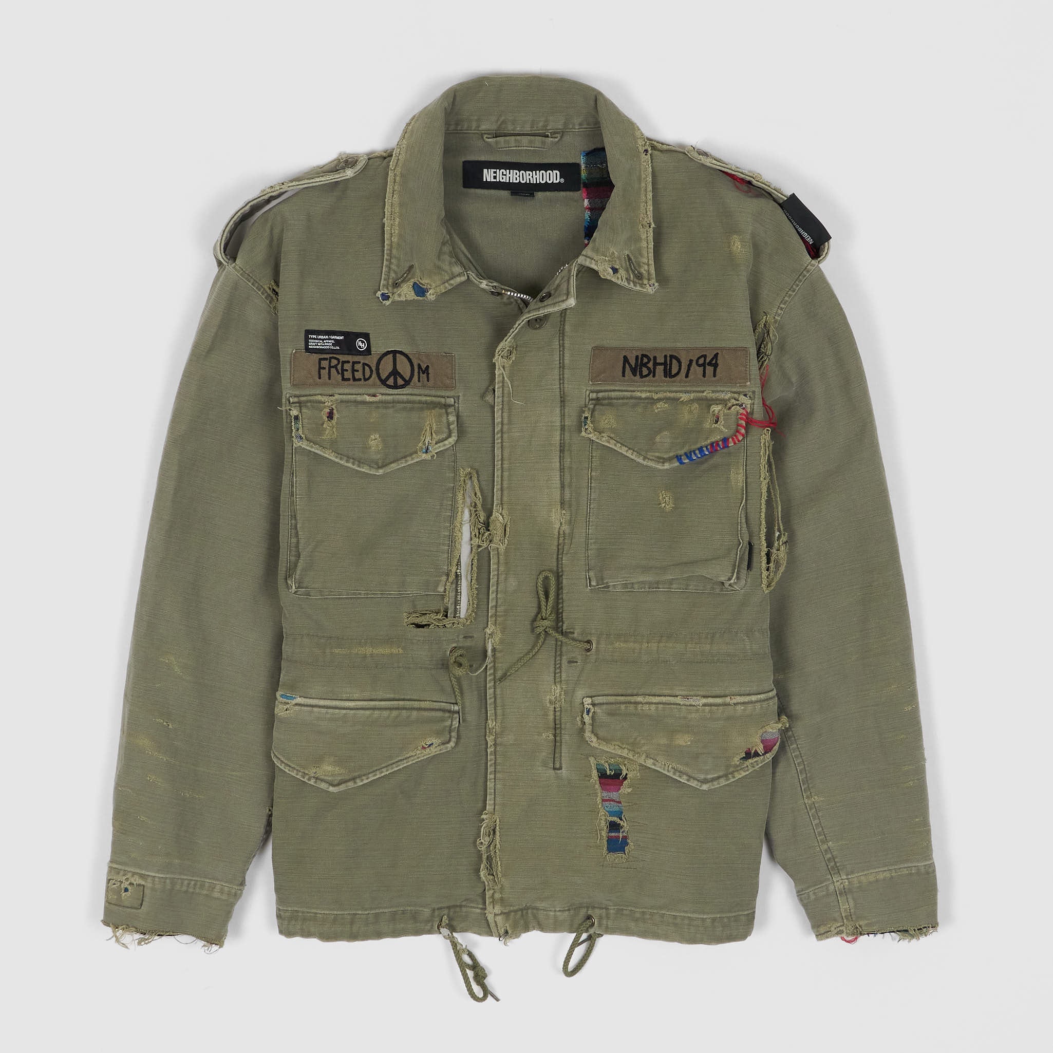 Neighborhood Time-Worn Savage M-51 Jacket - DeeCee style