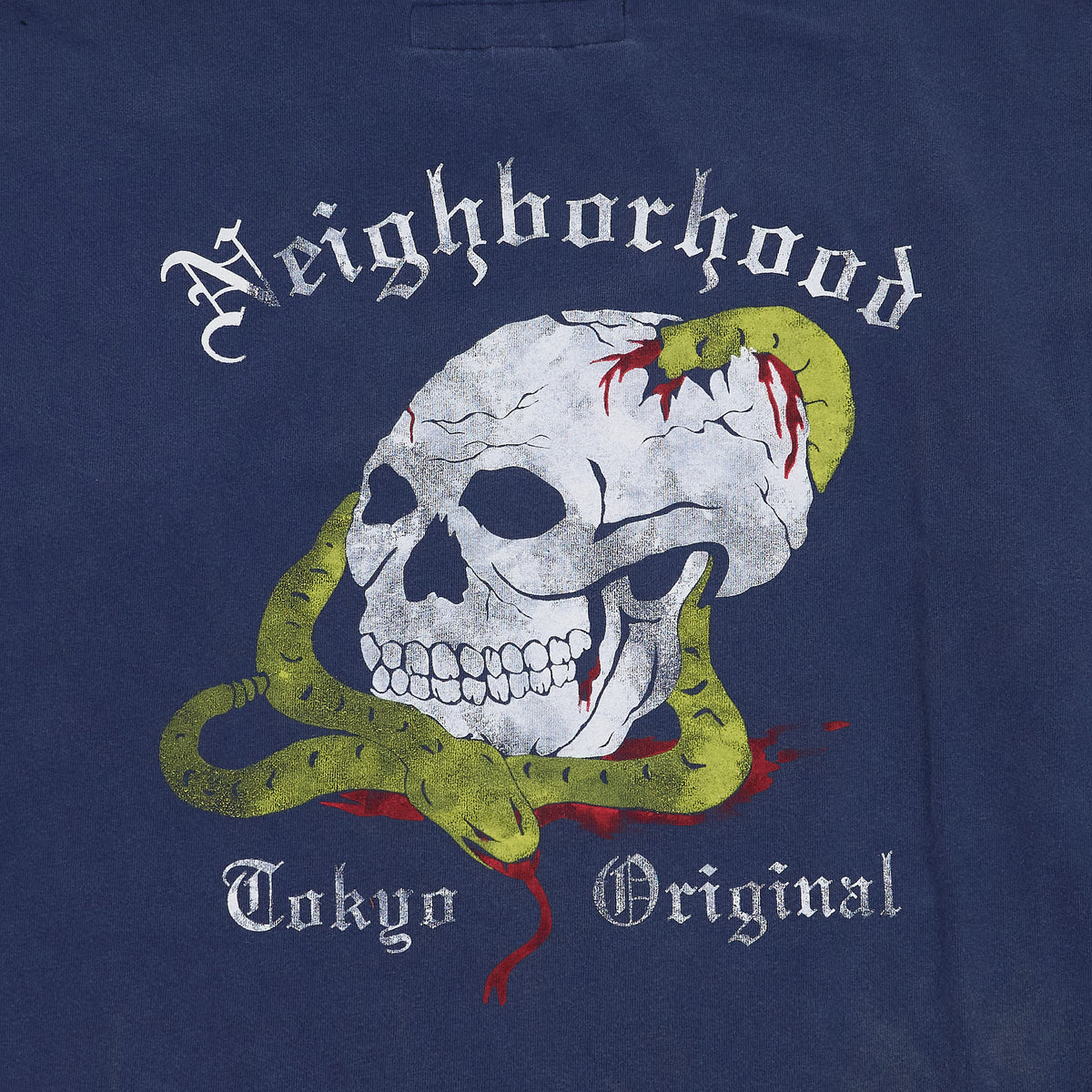 Neighborhood Savage Skull Long Sleeve Crew Neck T-Shirt