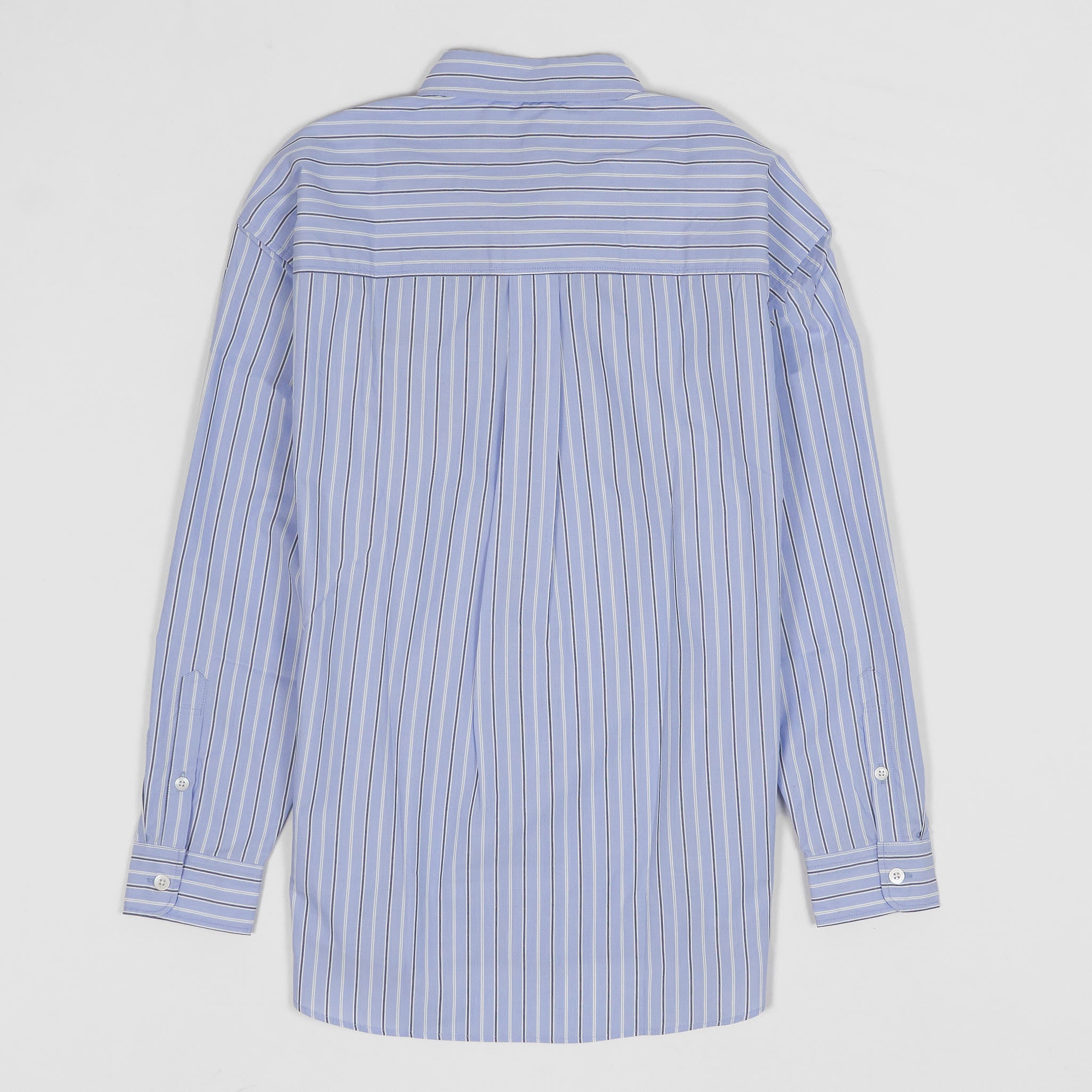 Neighborhood Embroidered Striped Long Sleeve Classic Shirt