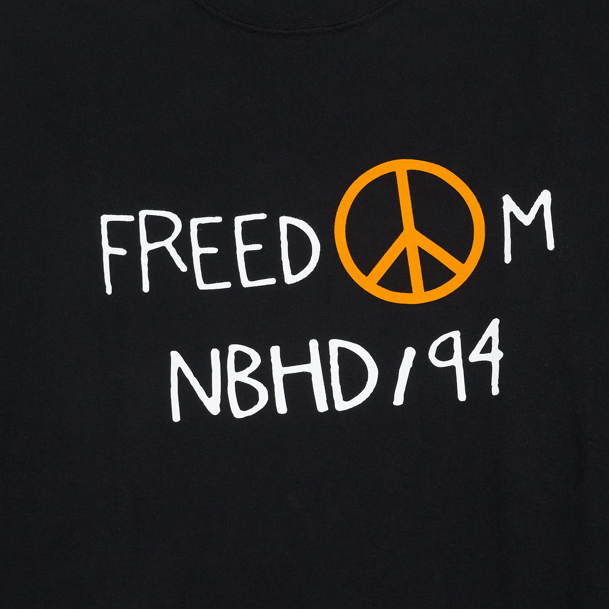 Neighborhood Freedom Long Sleeve Crew- Neck T-Shirt