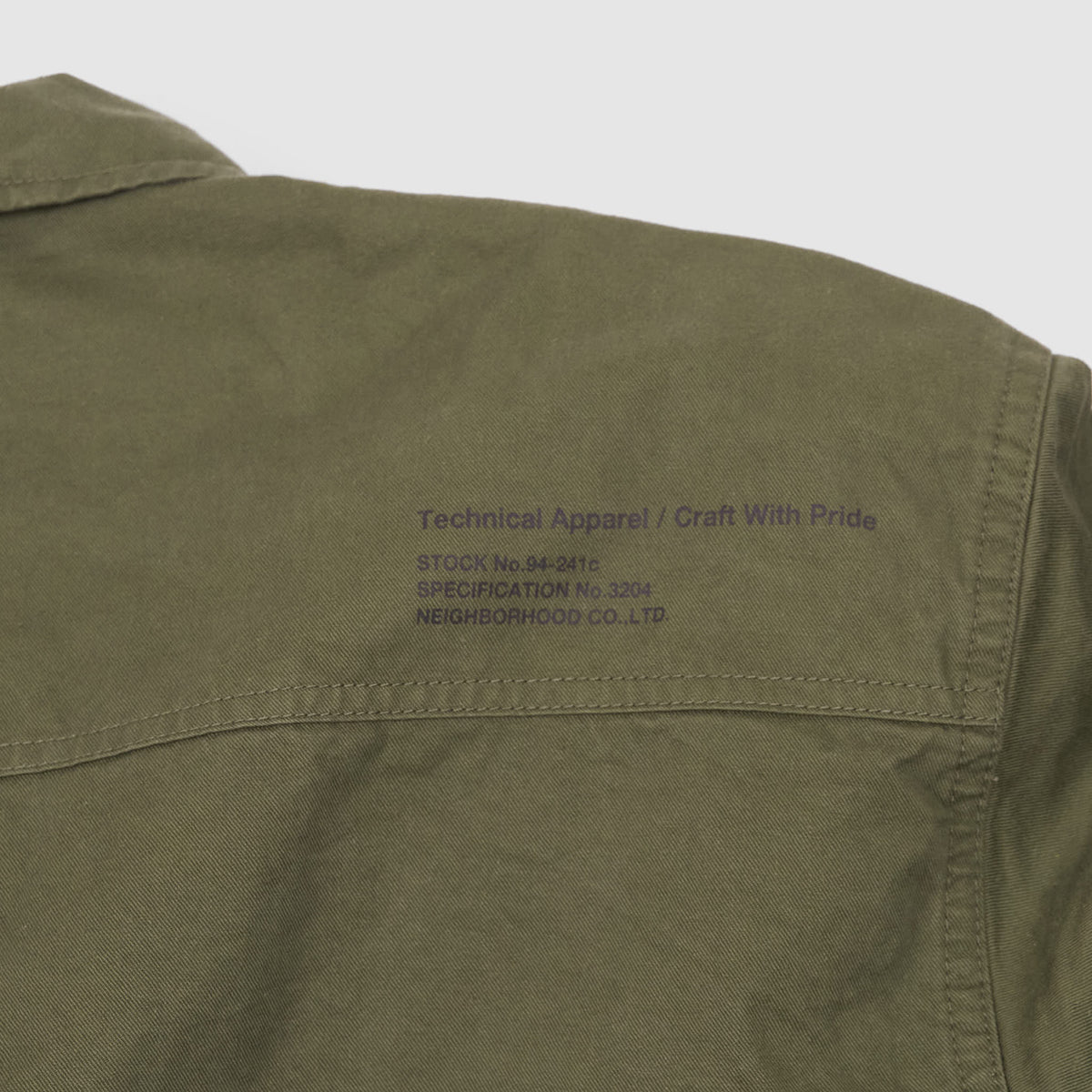 Neighborhood Military BDU Long Sleeve Overshirt With Pockets