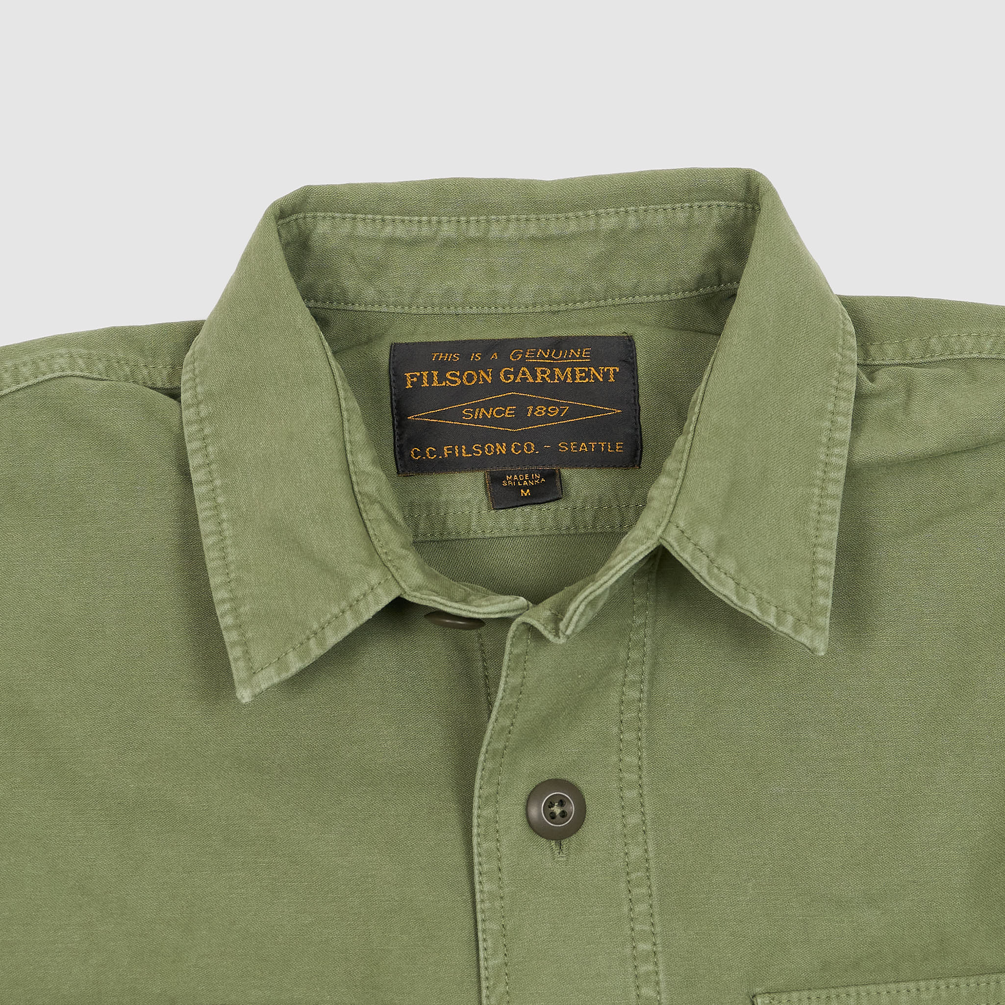 Filson Reverse Sateen Overshirt Jacket - DeeCee style