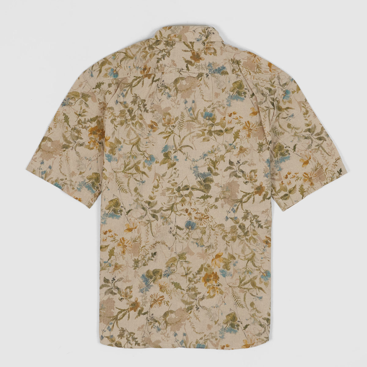 A.B.C.L Short Sleeve Printed Linen Shirt