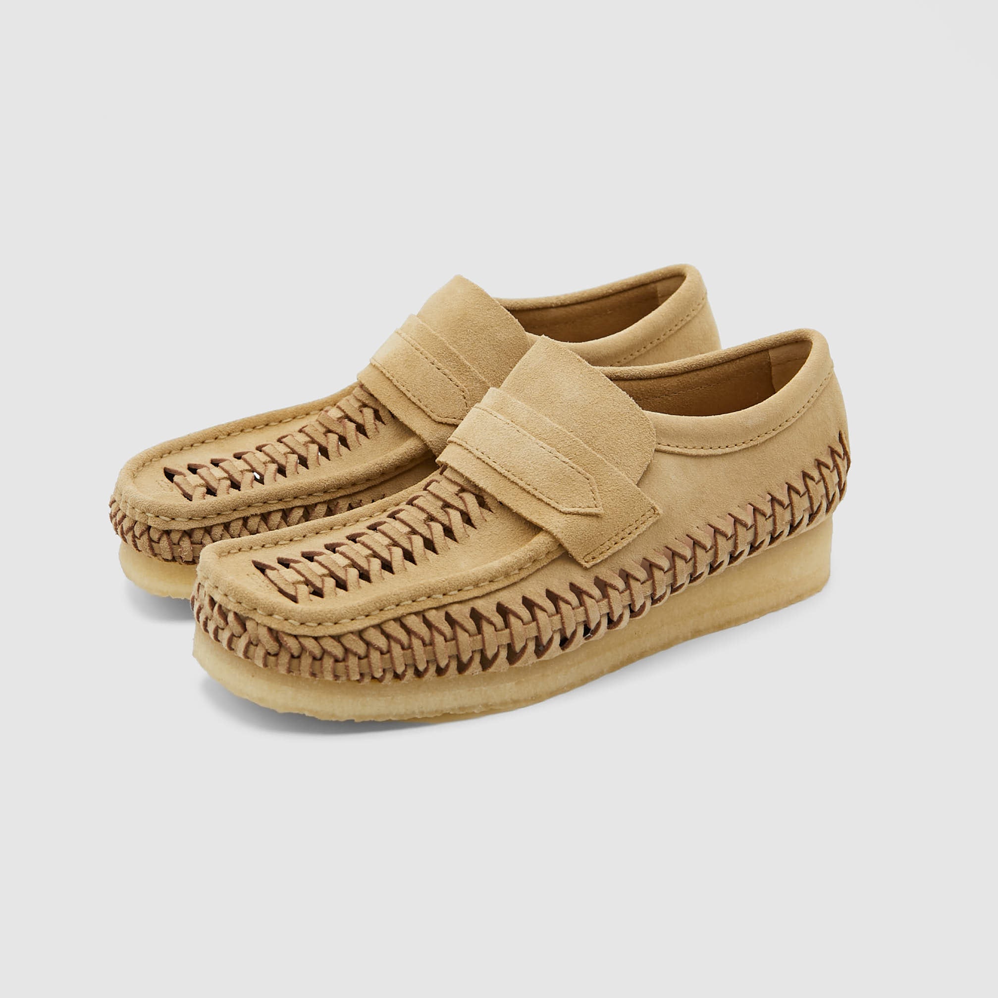 Clarks suede loafer deals