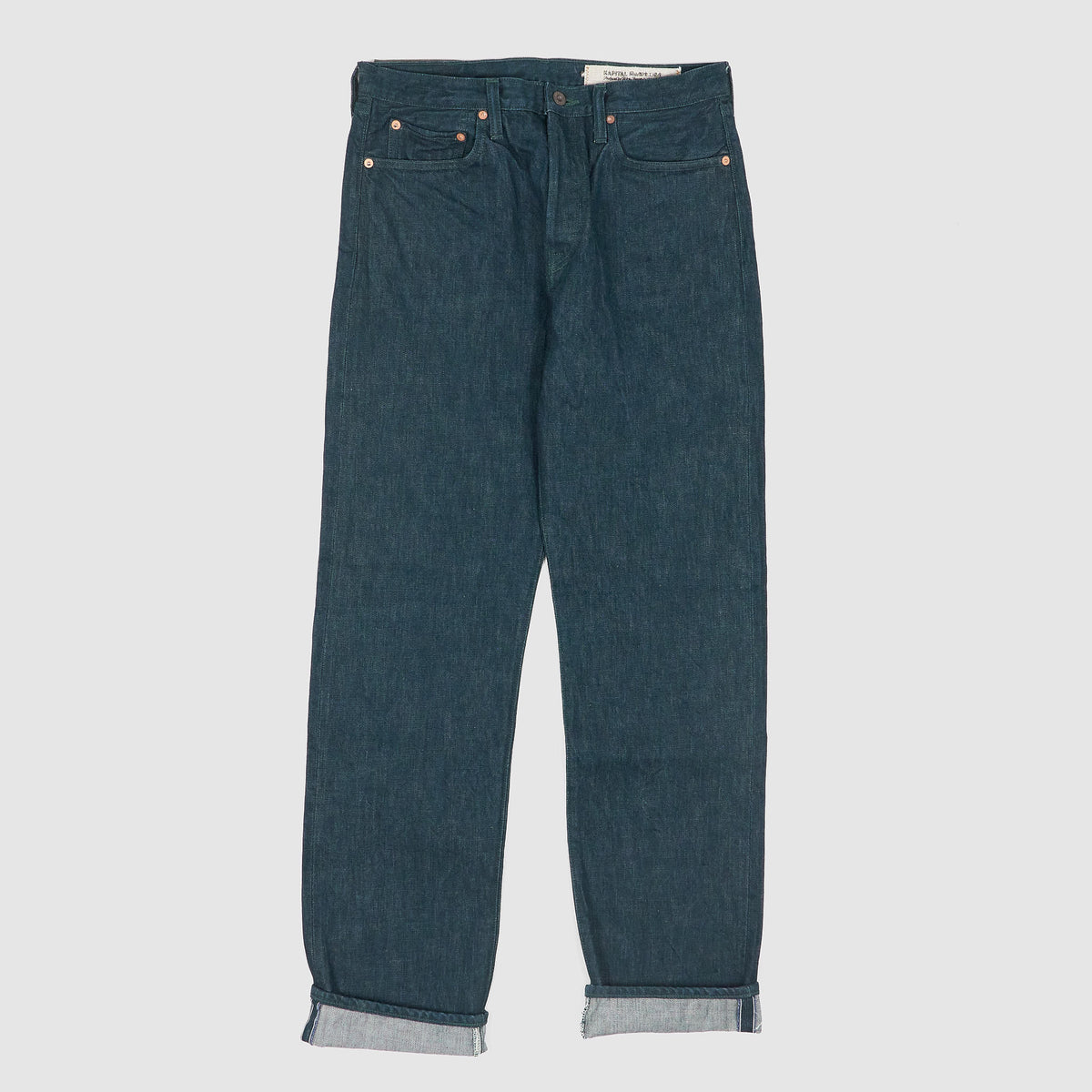 Kapital 5-Pocket MoCi No.4 Plant x Indigo Dyed Jeans