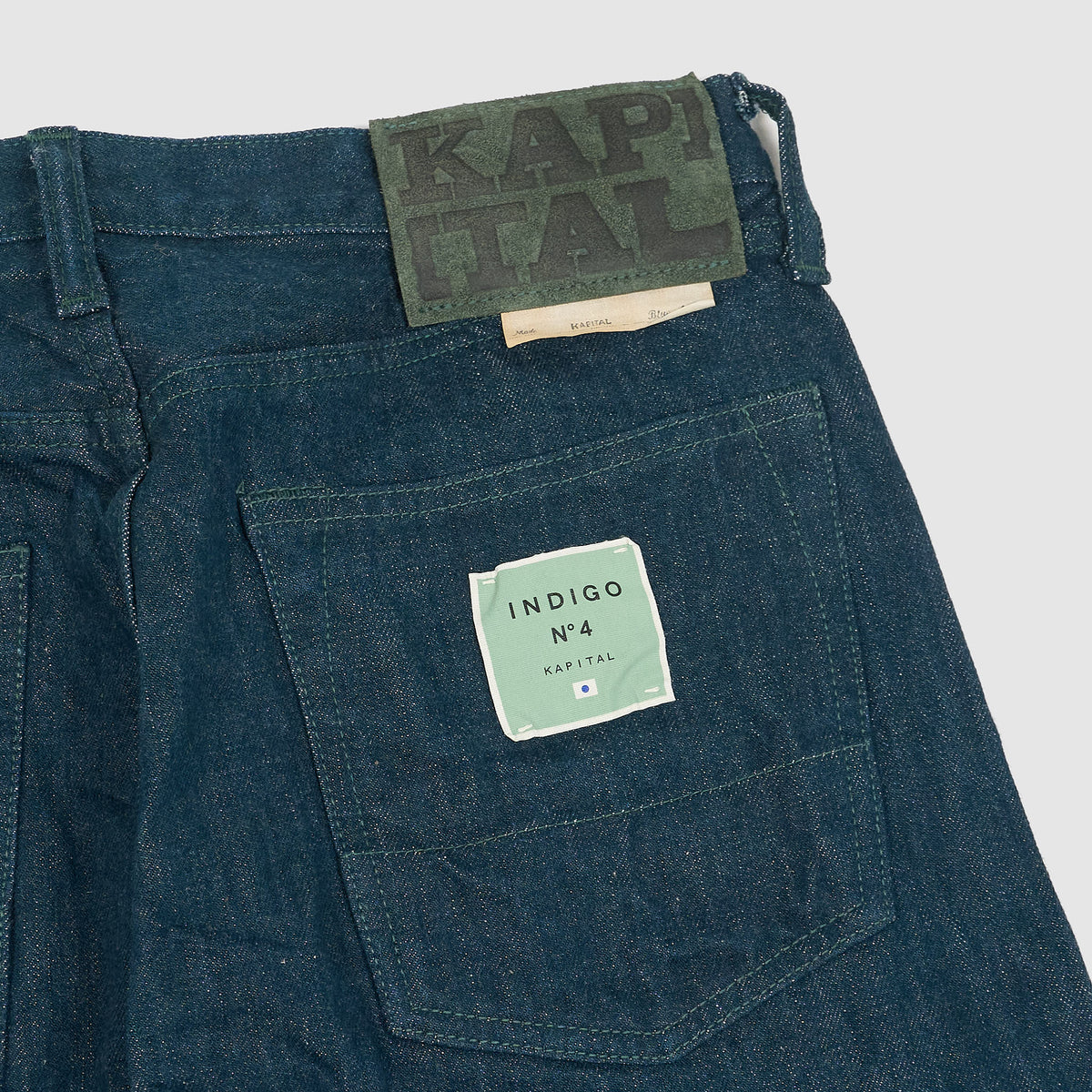 Kapital 5-Pocket MoCi No.4 Plant x Indigo Dyed Jeans