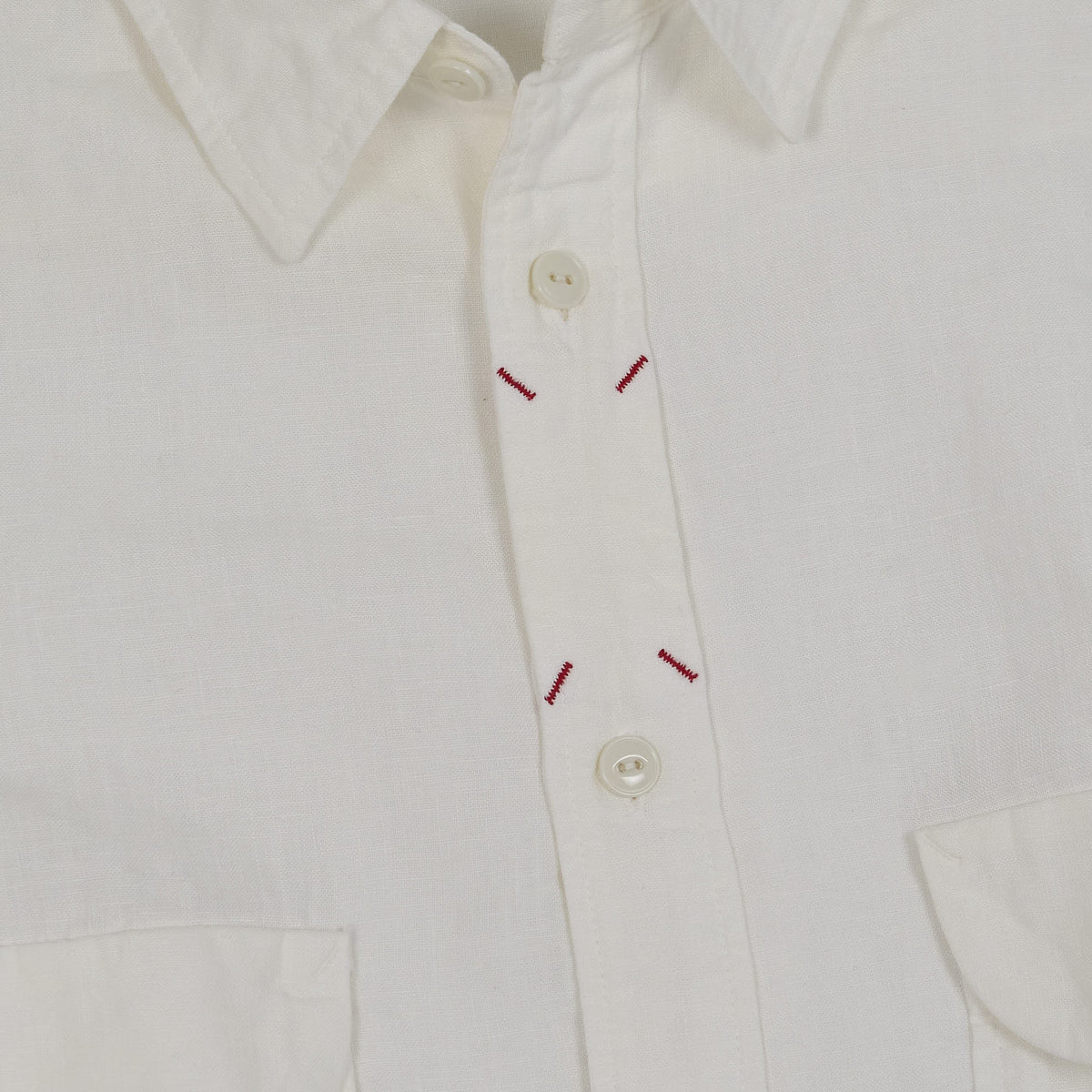 Kapital Long Sleeve Linen Basic Shirt