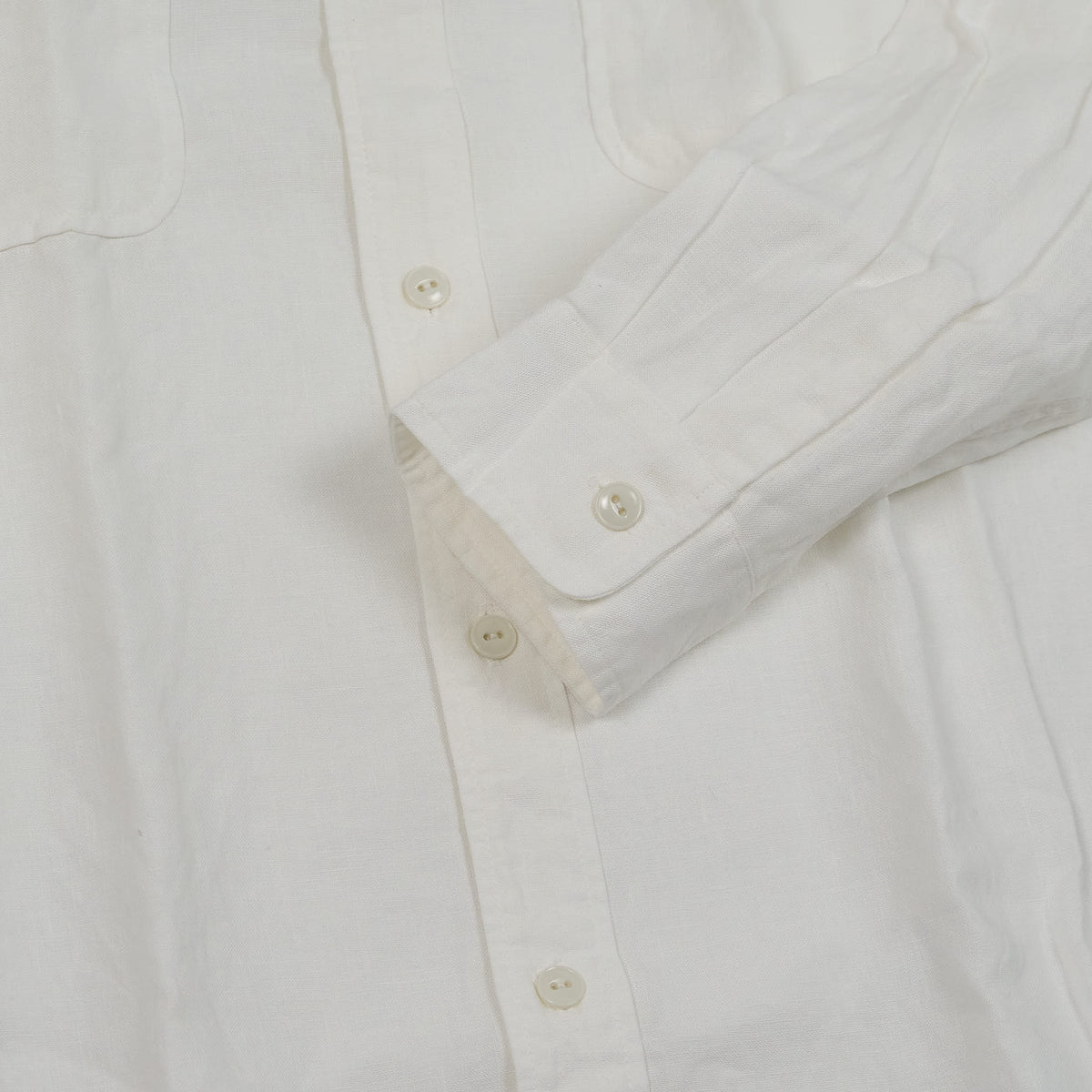 Kapital Long Sleeve Linen Basic Shirt