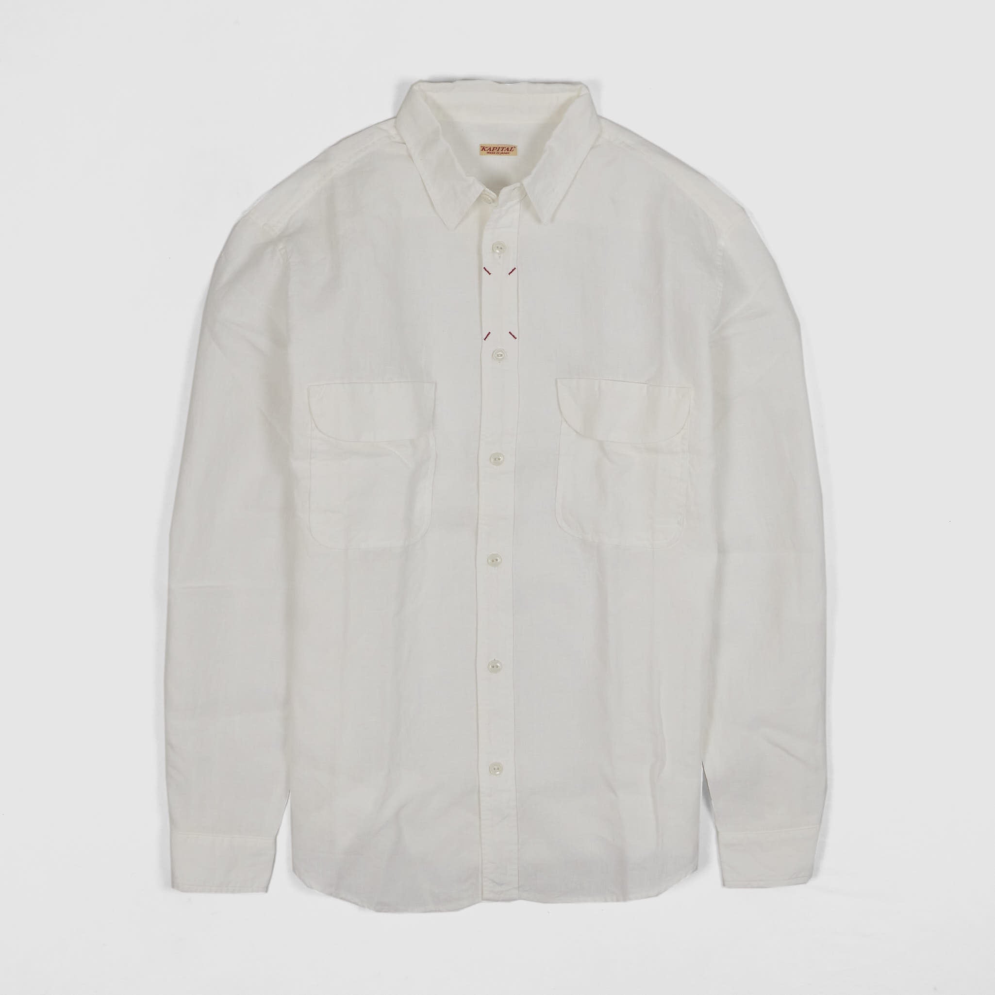 Kapital Long Sleeve Linen Basic Shirt - DeeCee style