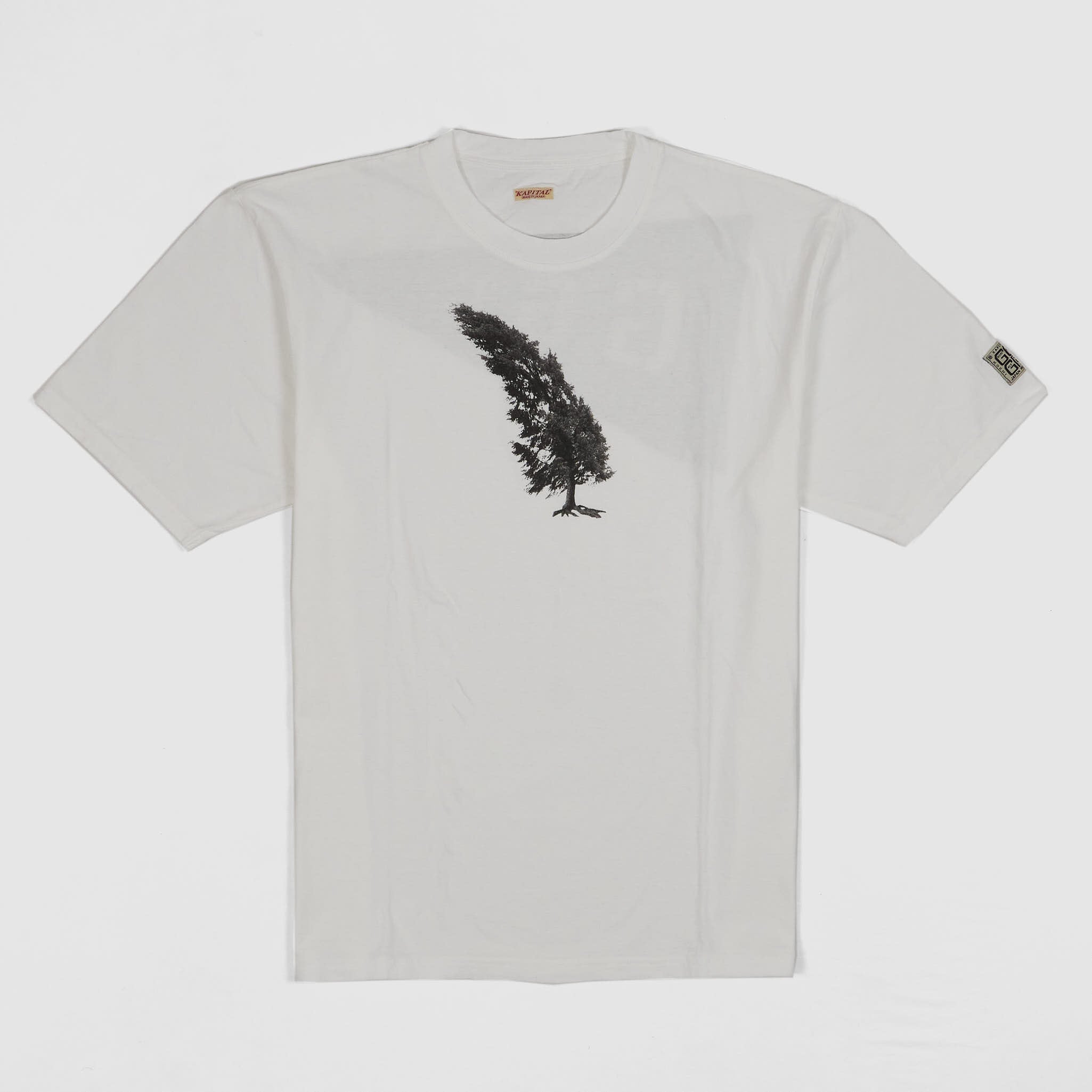 Kapital Short Sleeve Tree Printed Crew- Neck T-Shirt - DeeCee style