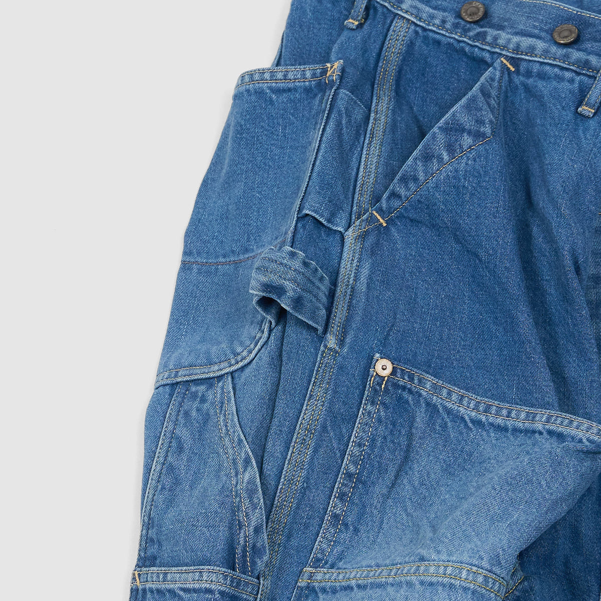 Kapital Relaxed Fitted Carpenter Work Jeans