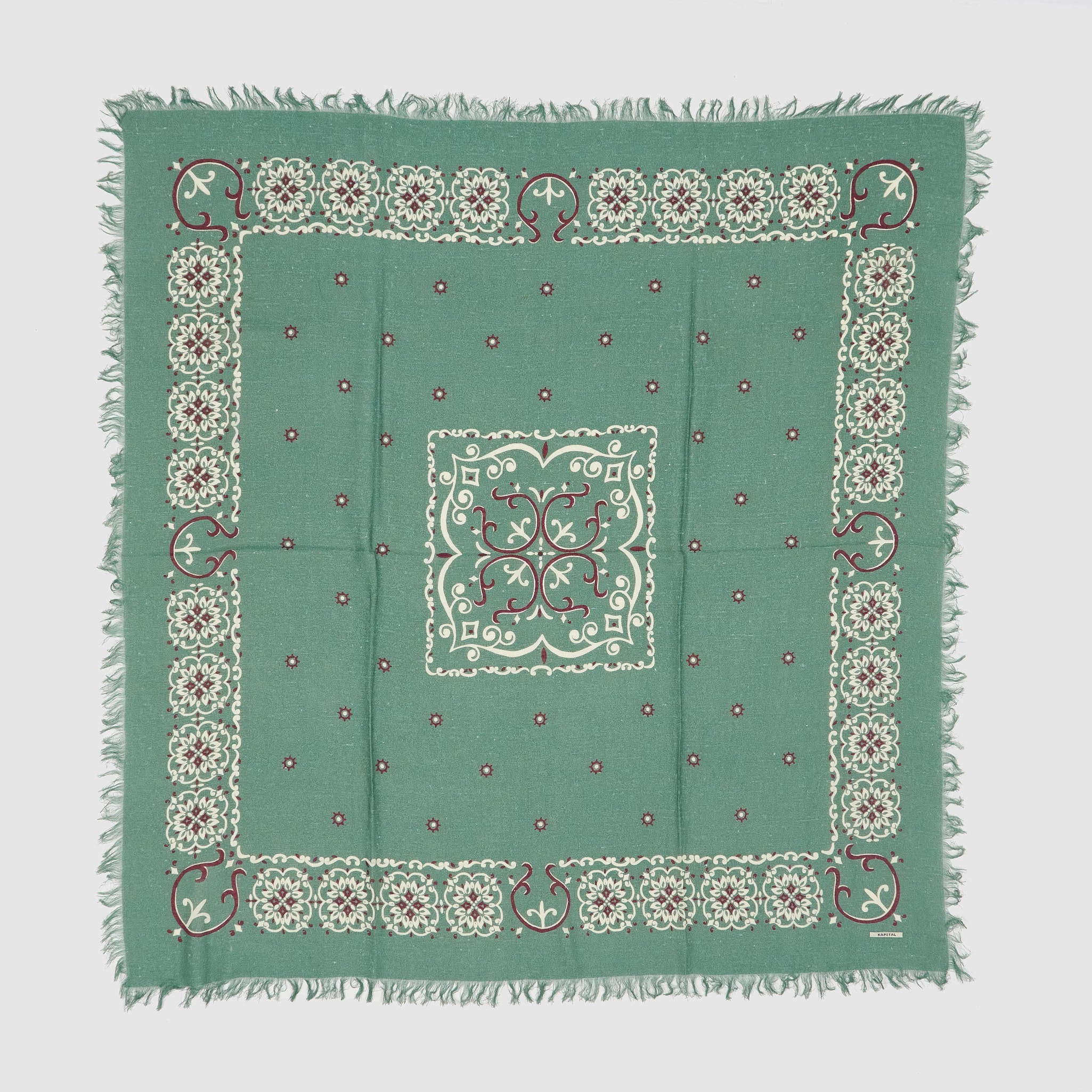 Kapital Fringed Lightweight Scarf - DeeCee style