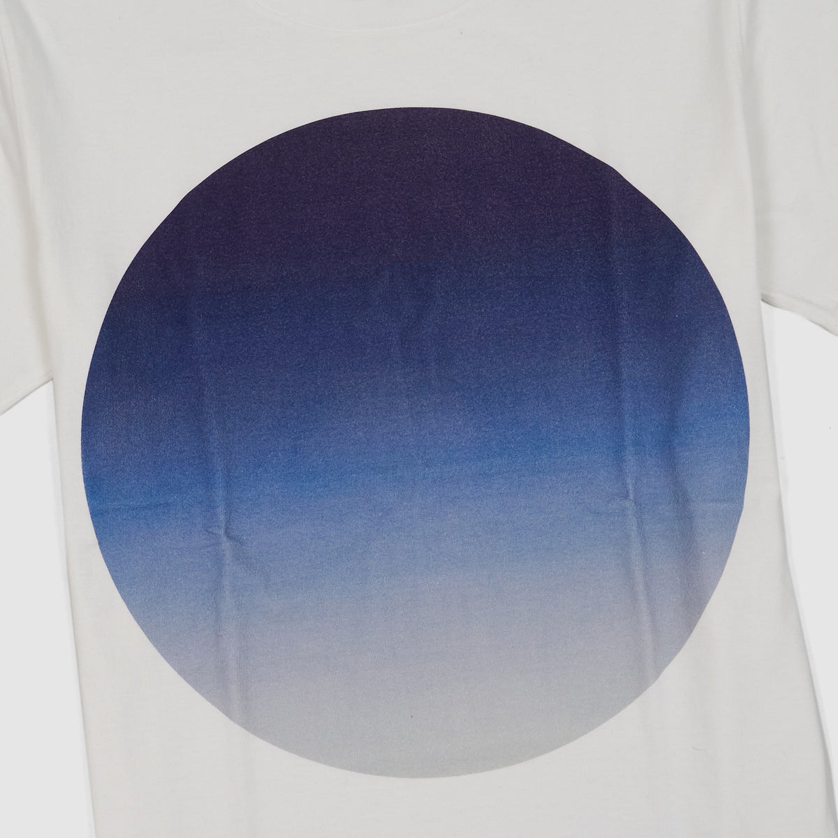 Blue Blue Japan Short Sleeve Circle Print Crew Neck Tee T-Shirt