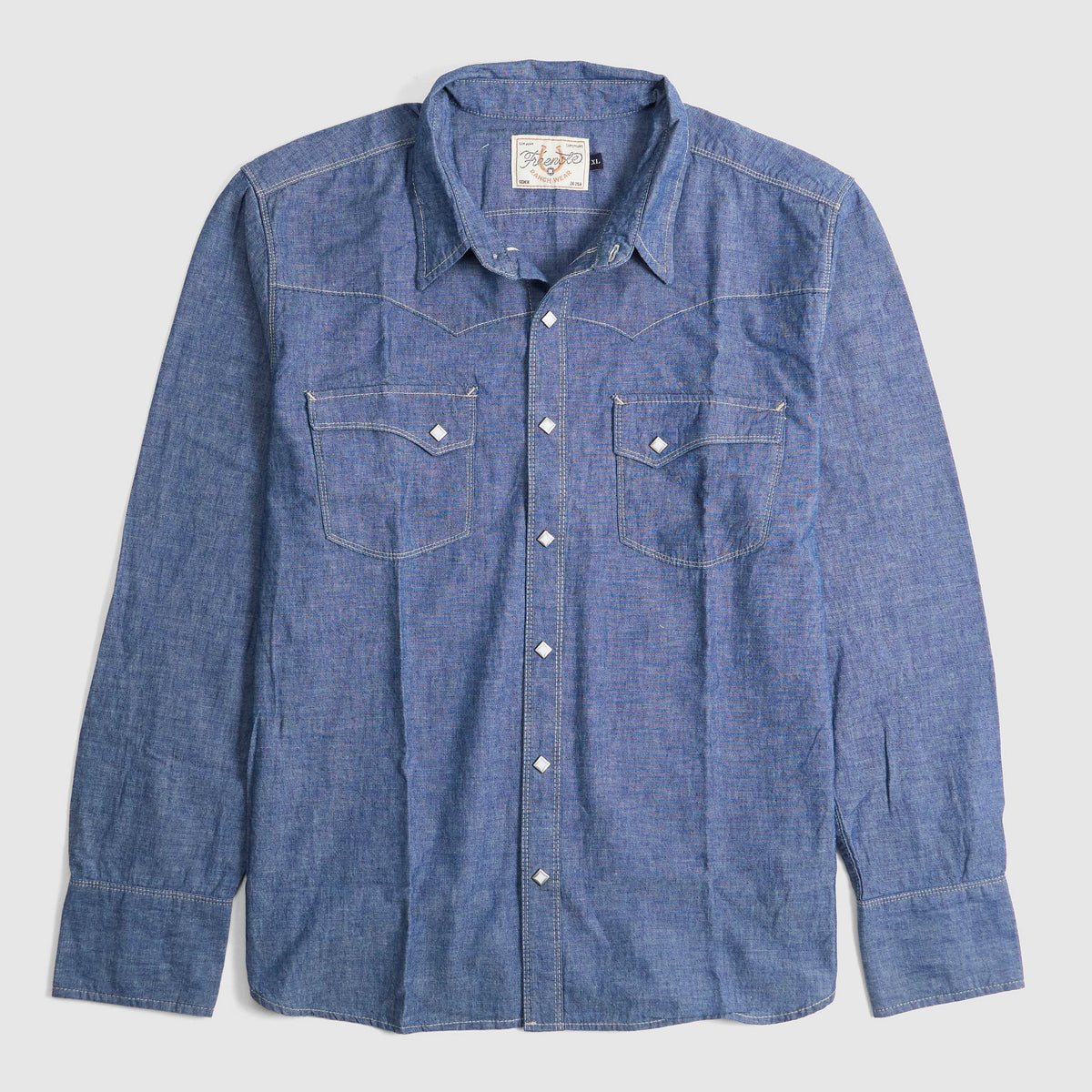 Freenote Cloth Calico Western Chambray Shirt