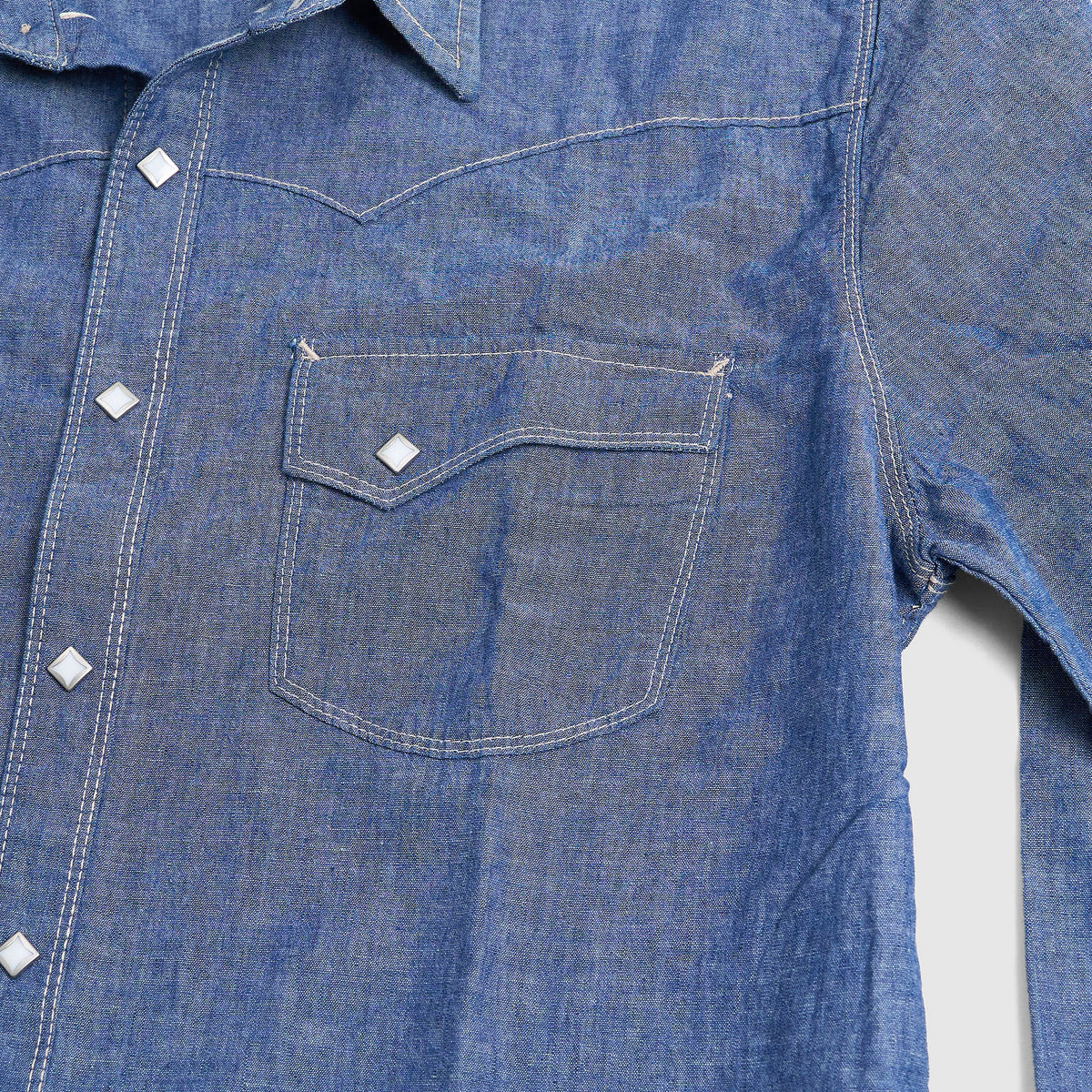 Freenote Cloth Calico Western Chambray Shirt