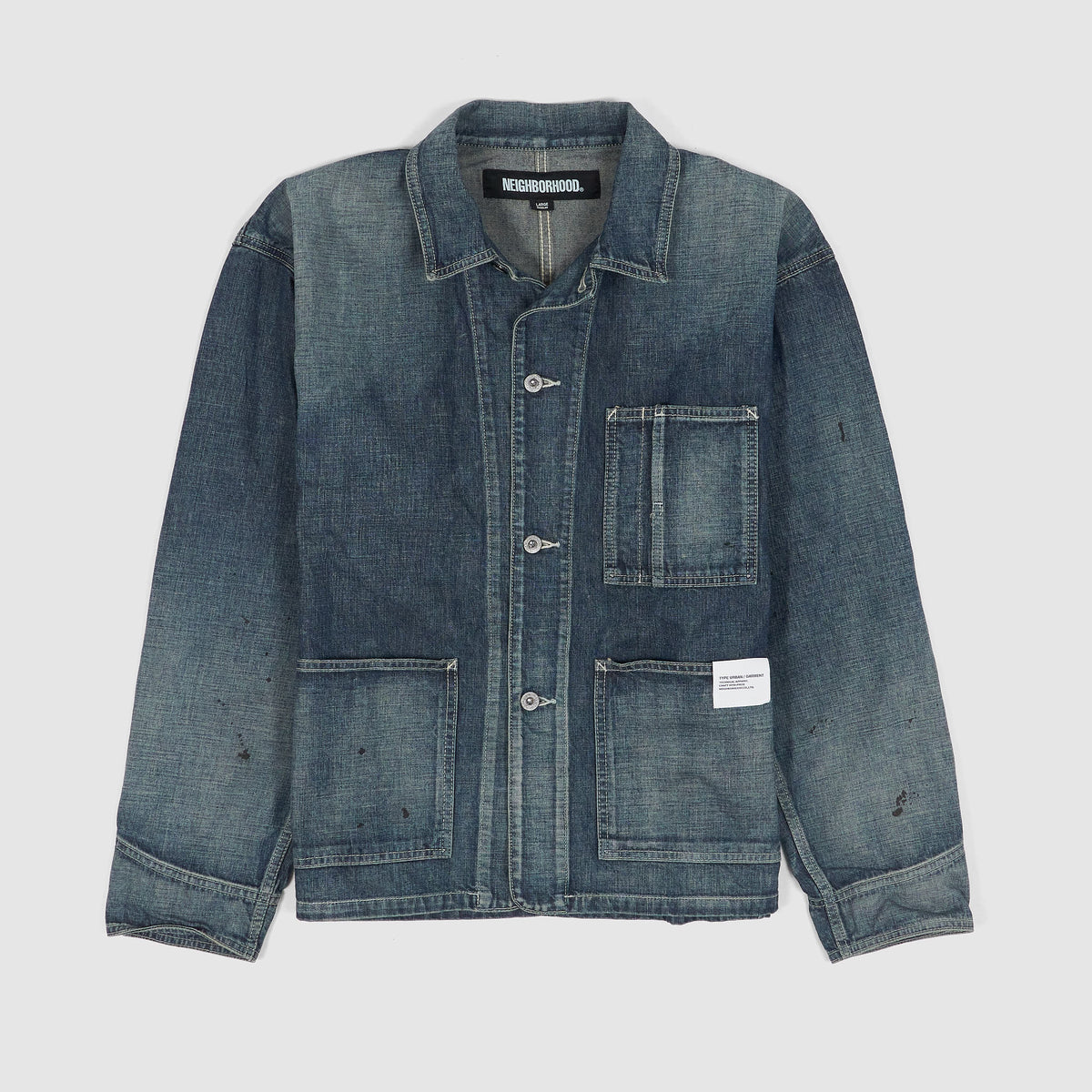 Neighborhood Denim Chore Work Jacket