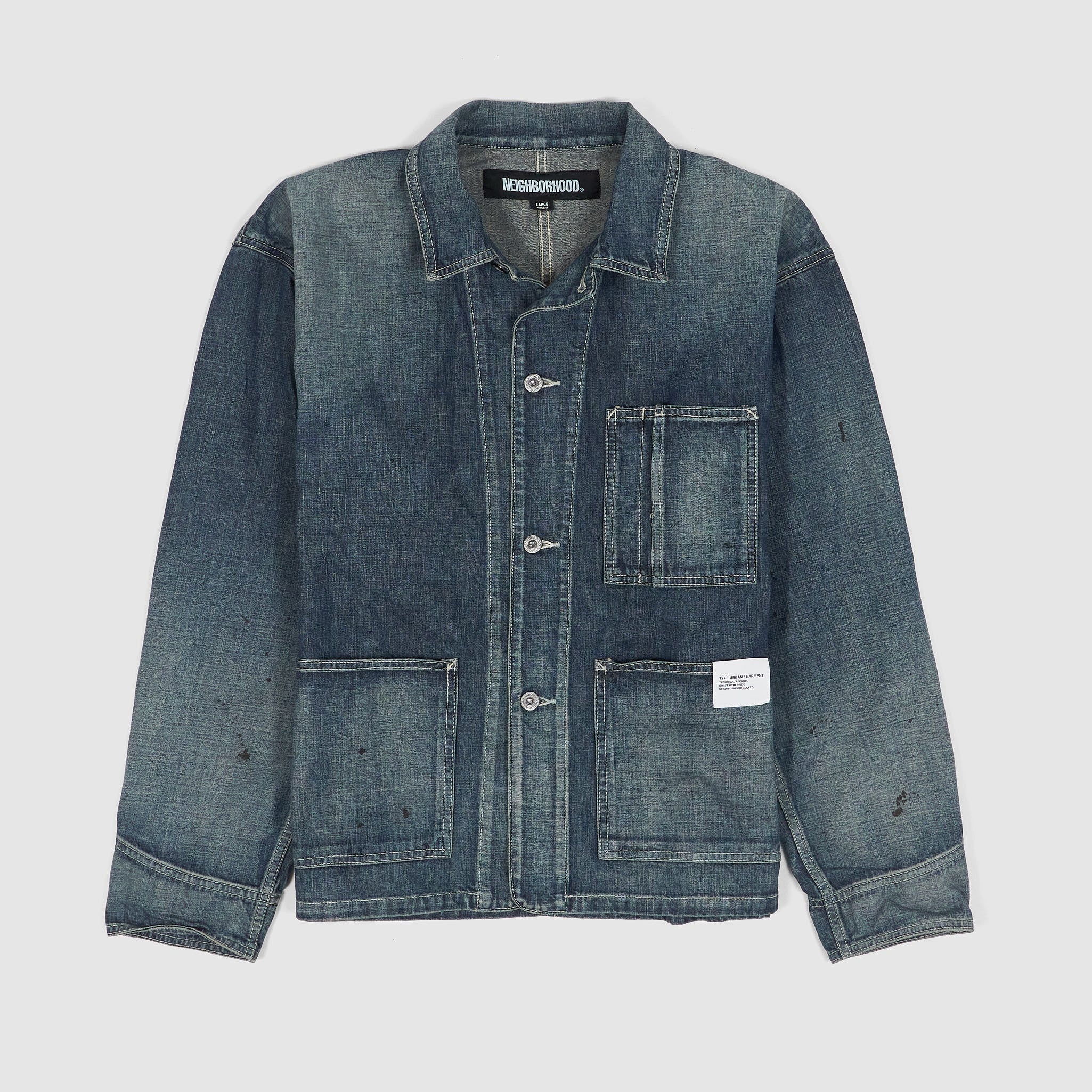 Neighborhood Denim Chore Work Jacket - DeeCee style