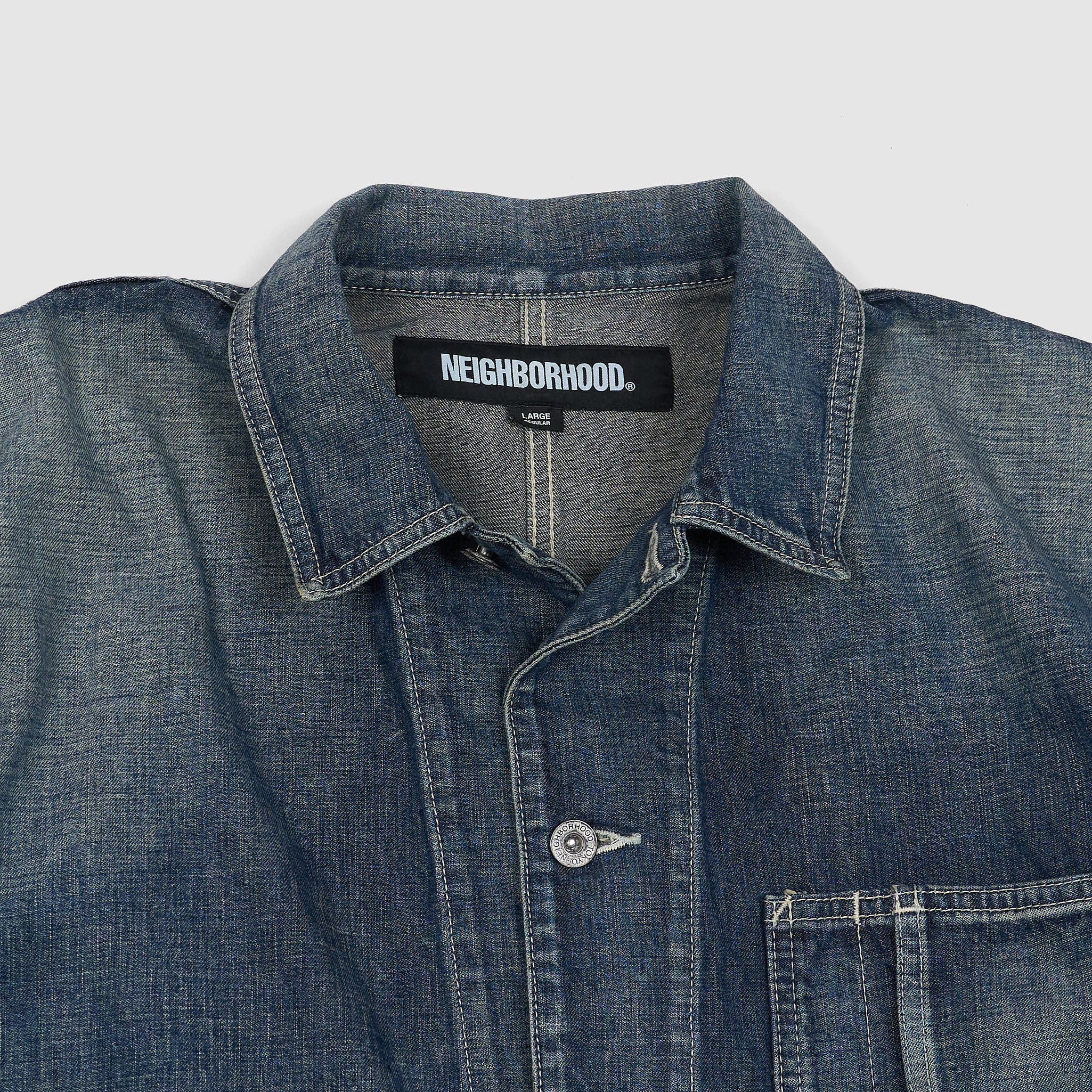 Neighborhood Denim Chore Work Jacket - DeeCee style