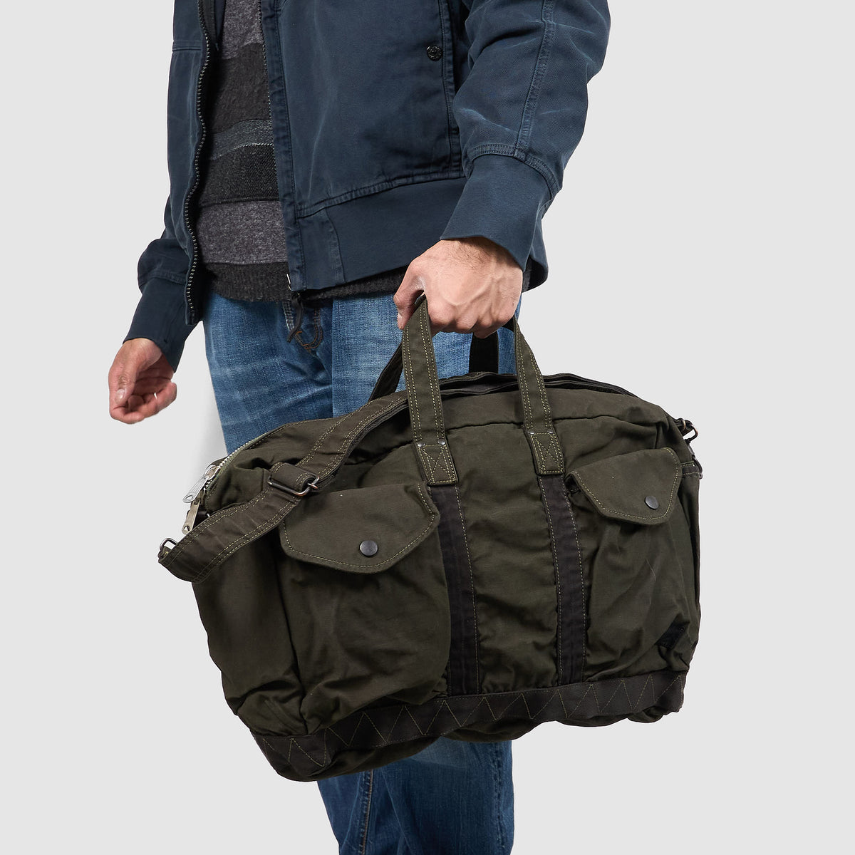 Porter Yoshida & Co. Crag 2 Way Boston Small Weekender Duffle Bag