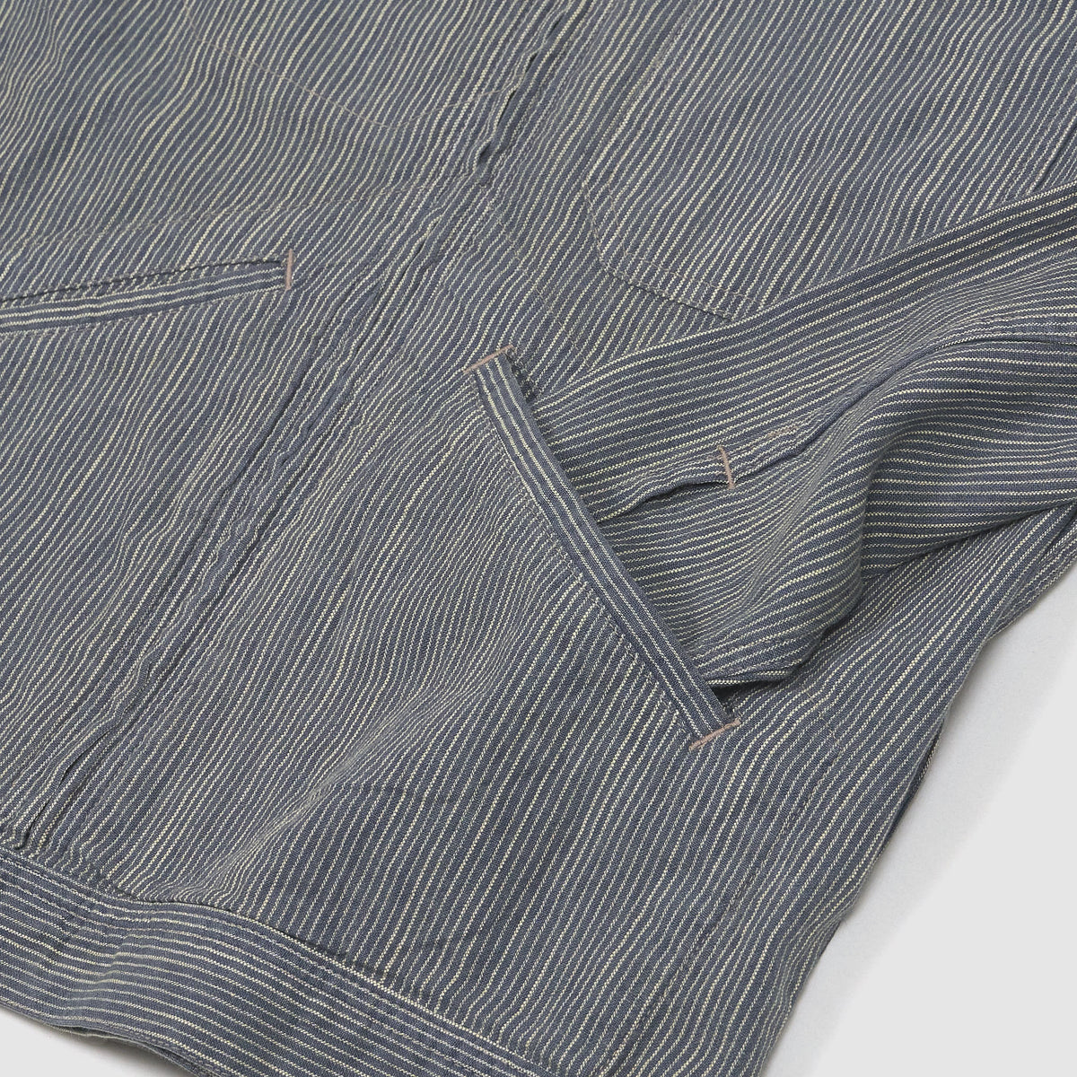 Double RL Striped Linen Work Jacket