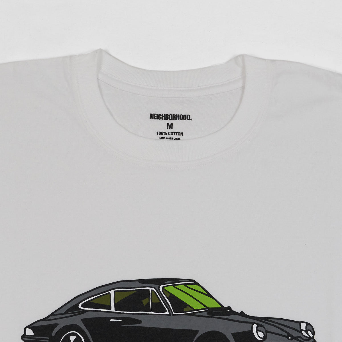 Neighborhood Printed Crew Neck Porsche T-Shirt