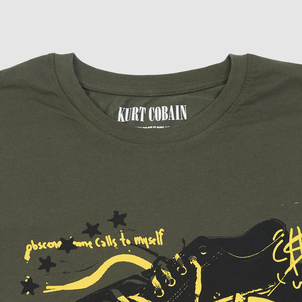 Kurt Cobain Tee Converse Crew Neck Rock T-Shirt