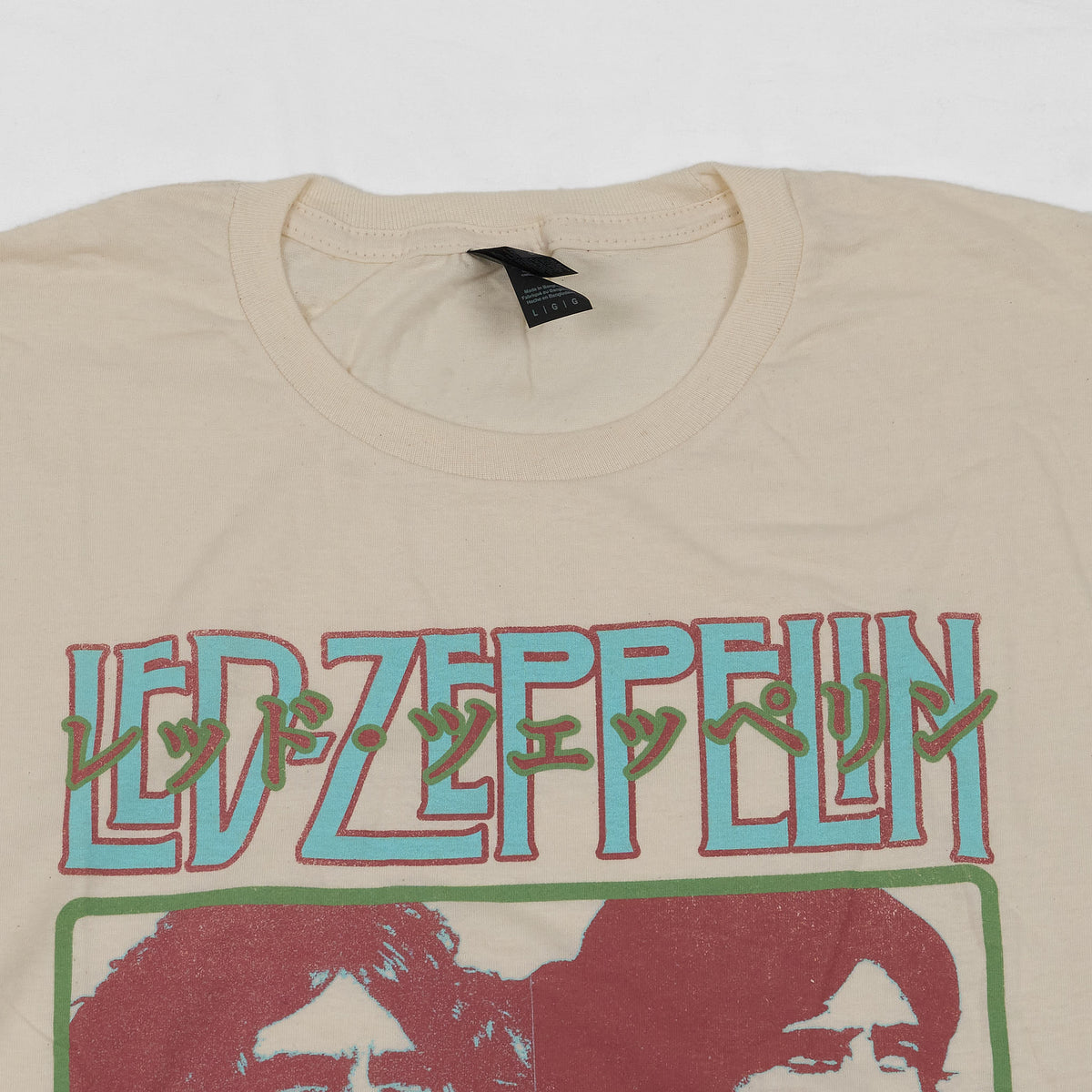 Led Zeppelin Japan Tour Crew Neck T-Shirt