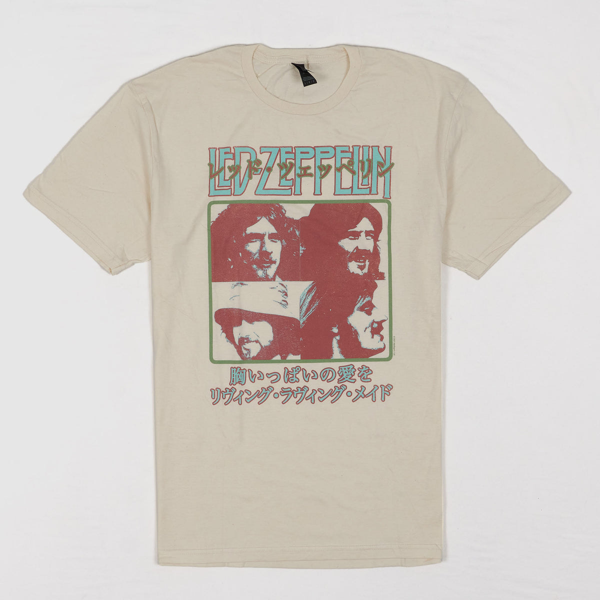 Led Zeppelin Japan Tour Crew Neck T-Shirt