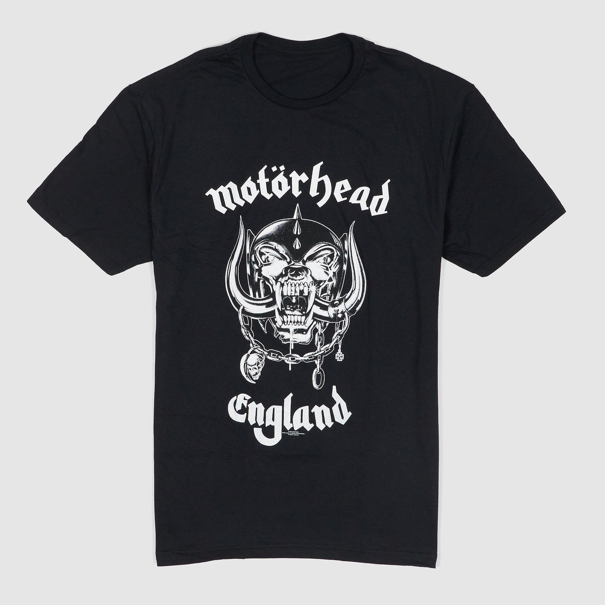 Motörhead Tee England Crew Neck Rock T-Shirt