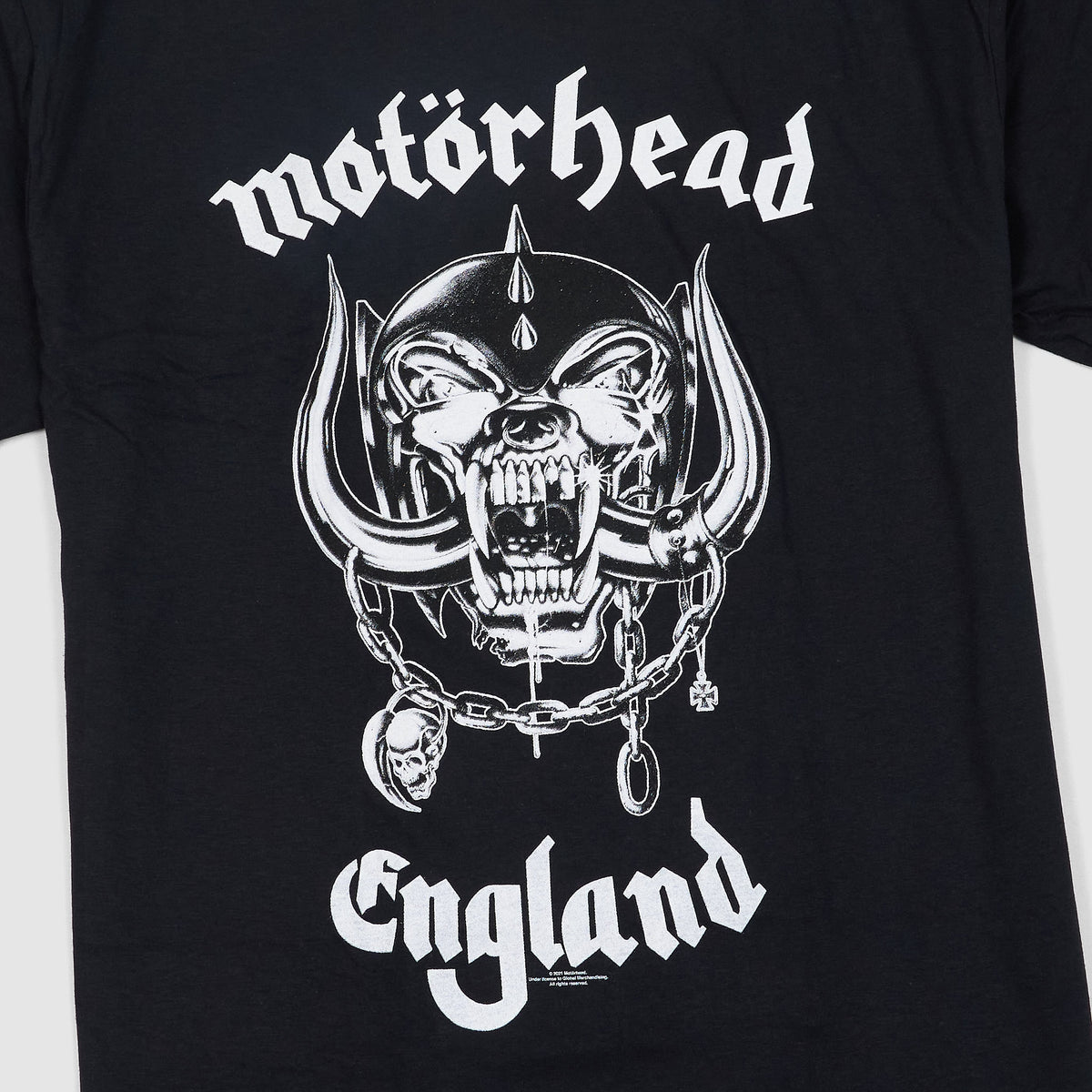 Motörhead Tee England Crew Neck Rock T-Shirt