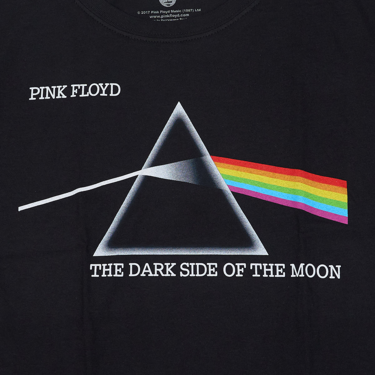 Pink Floyd Tee Dark Side Moon Crew Neck Rock T-Shirt