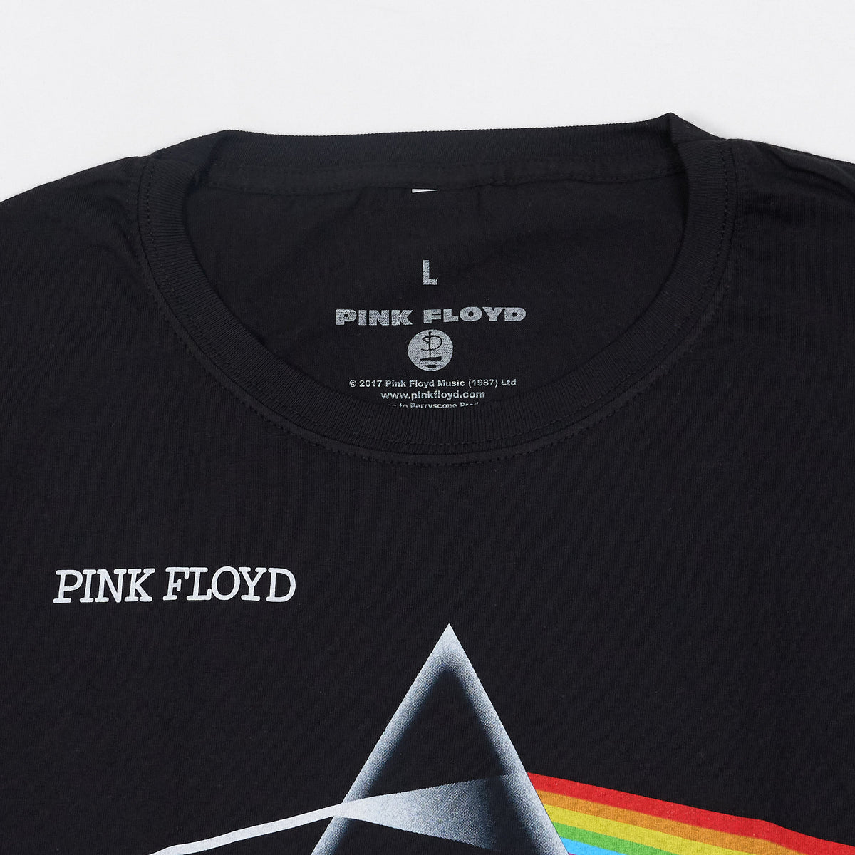 Pink Floyd Tee Dark Side Moon Crew Neck Rock T-Shirt